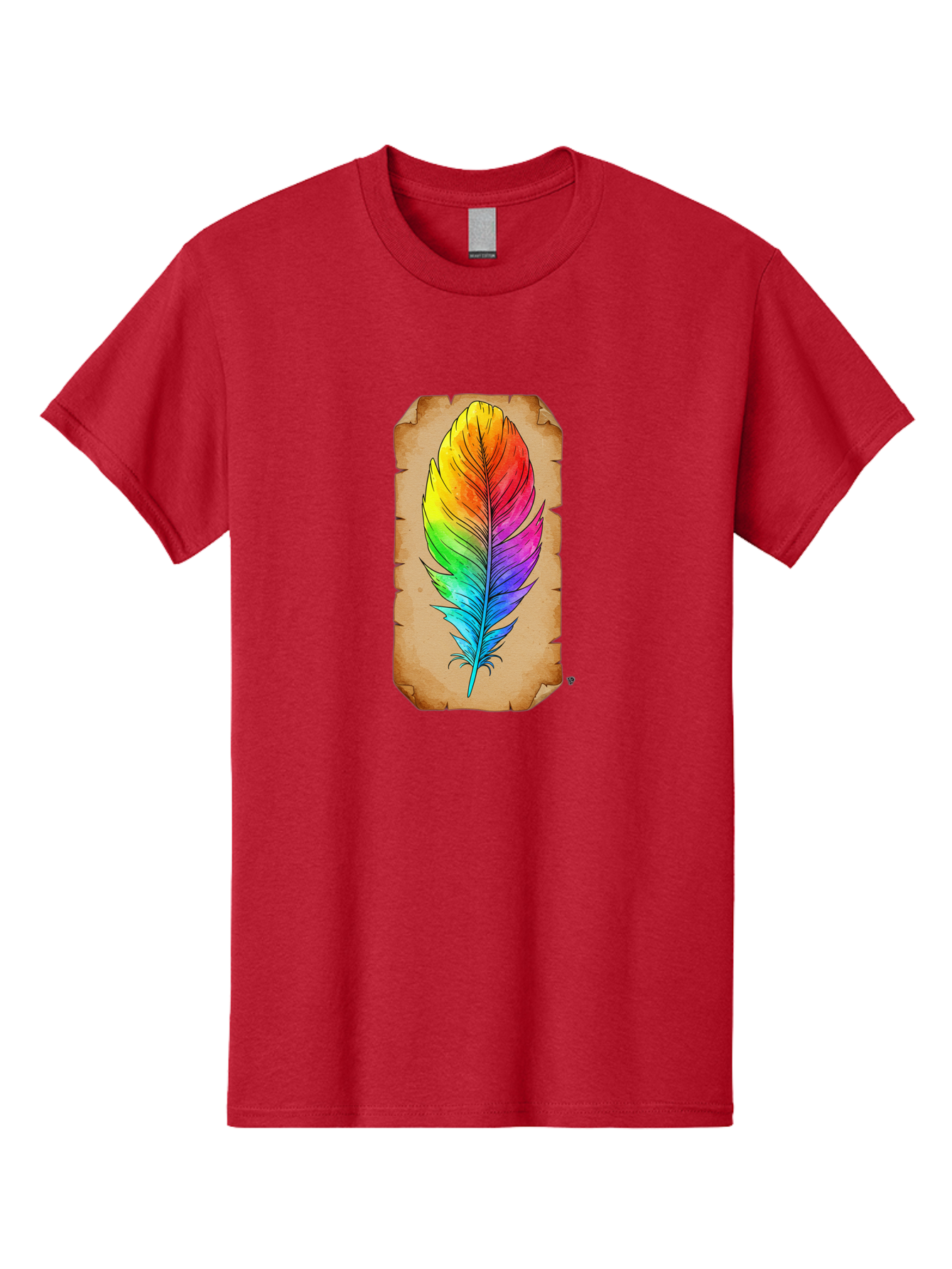 Rainbow-Feather-7 Men'S Graphic Tee, 100% Cotton, Comfortable Casual Summer Wear, Machine Washable, Vintage Camera, Old Camera, Antique Camera, Black Camera, Classic Photography, Photography Equipment, Nostalgic Device, Film Camera, Camera Art Baj230 2