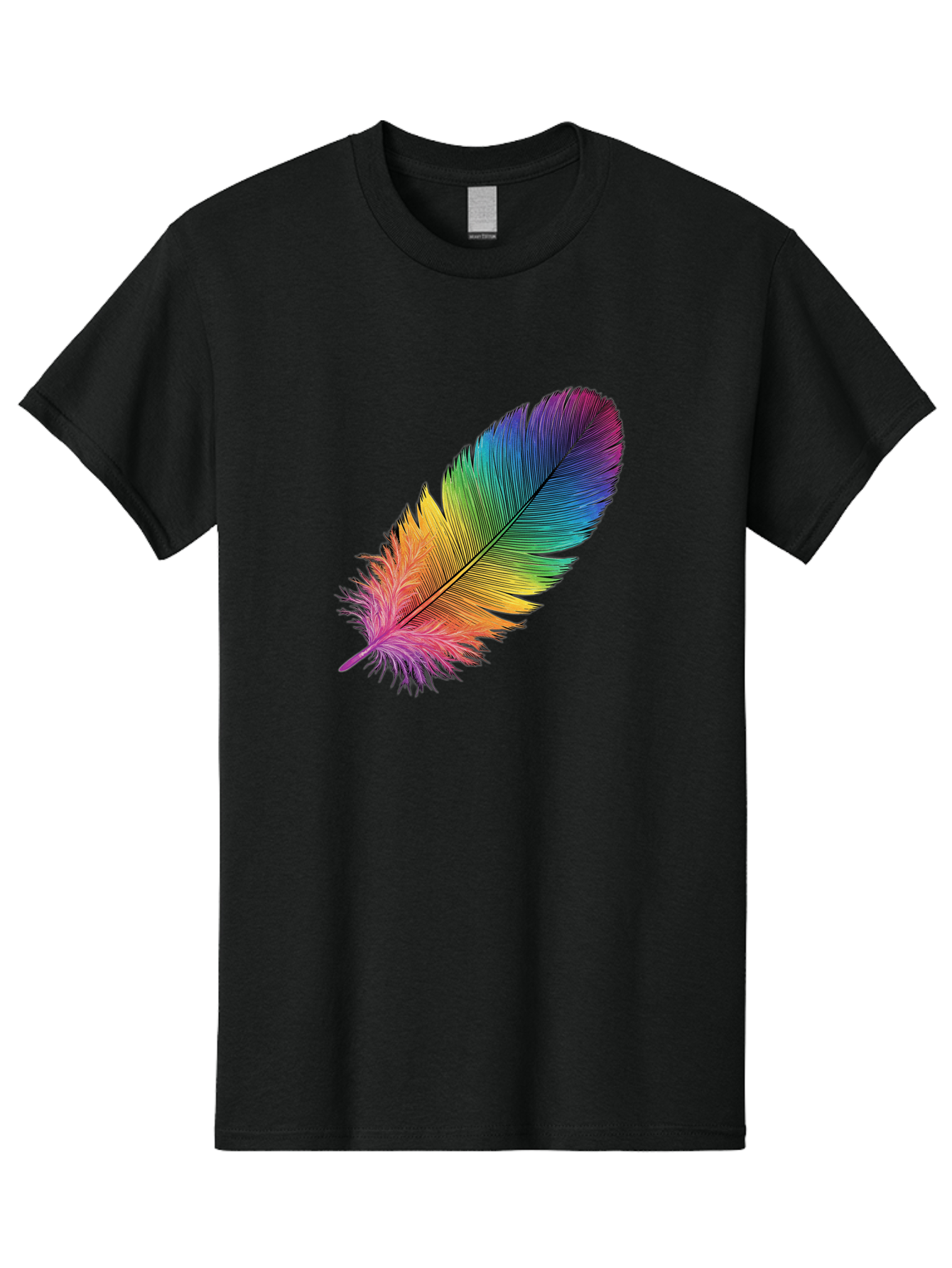 Rainbow-Feather-9 Men'S Graphic Tee, 100% Cotton, Comfortable Casual Summer Wear, Machine Washable, Vintage Camera, Old Camera, Antique Camera, Black Camera, Classic Photography, Photography Equipment, Nostalgic Device, Film Camera, Camera Art Baj232 14