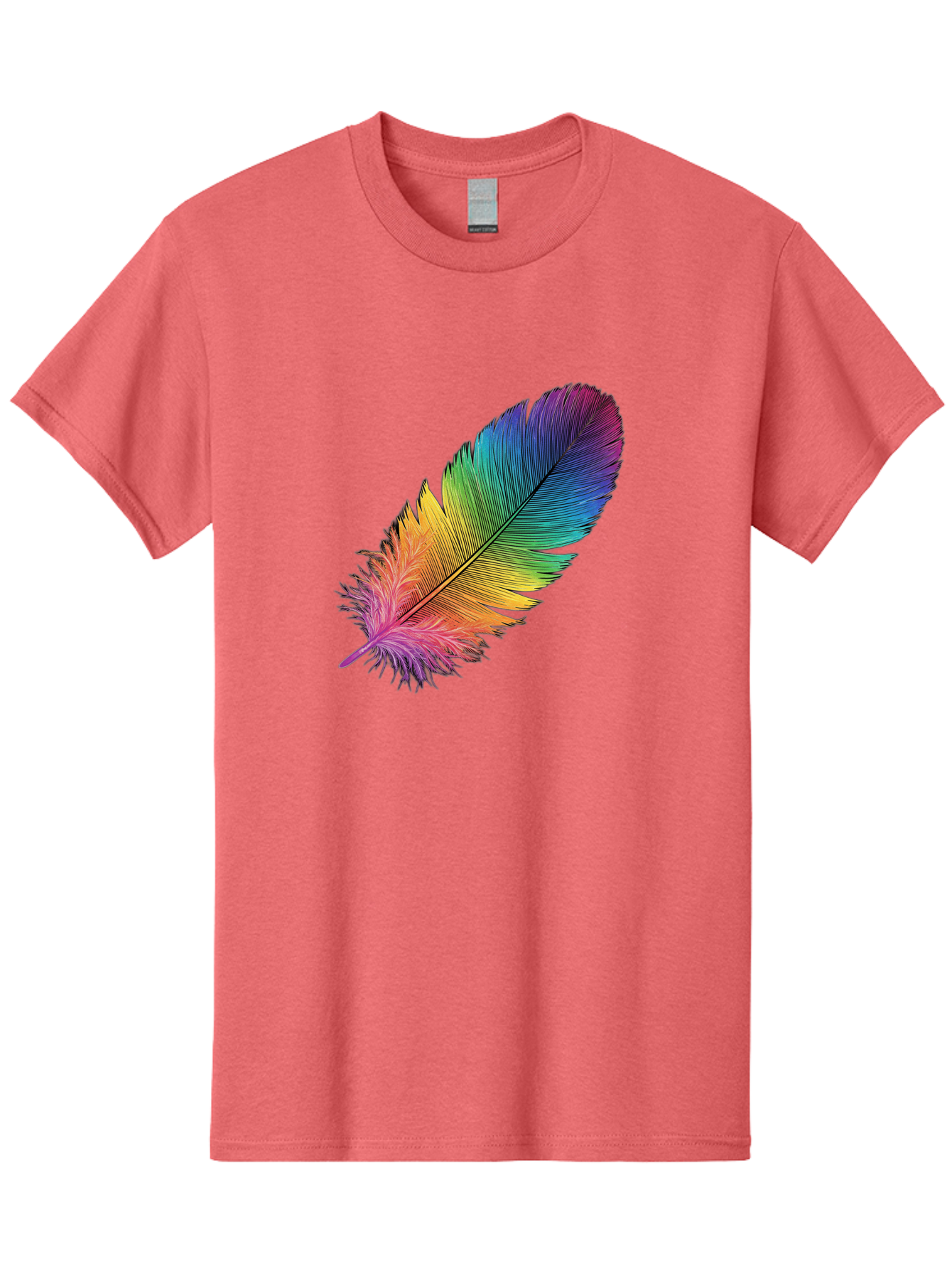 Rainbow-Feather-9 Men'S Graphic Tee, 100% Cotton, Comfortable Casual Summer Wear, Machine Washable, Vintage Camera, Old Camera, Antique Camera, Black Camera, Classic Photography, Photography Equipment, Nostalgic Device, Film Camera, Camera Art Baj232 12