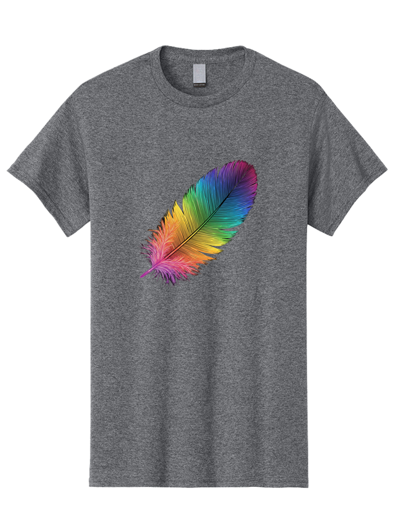 Rainbow-Feather-9 Men'S Graphic Tee, 100% Cotton, Comfortable Casual Summer Wear, Machine Washable, Vintage Camera, Old Camera, Antique Camera, Black Camera, Classic Photography, Photography Equipment, Nostalgic Device, Film Camera, Camera Art Baj232 10