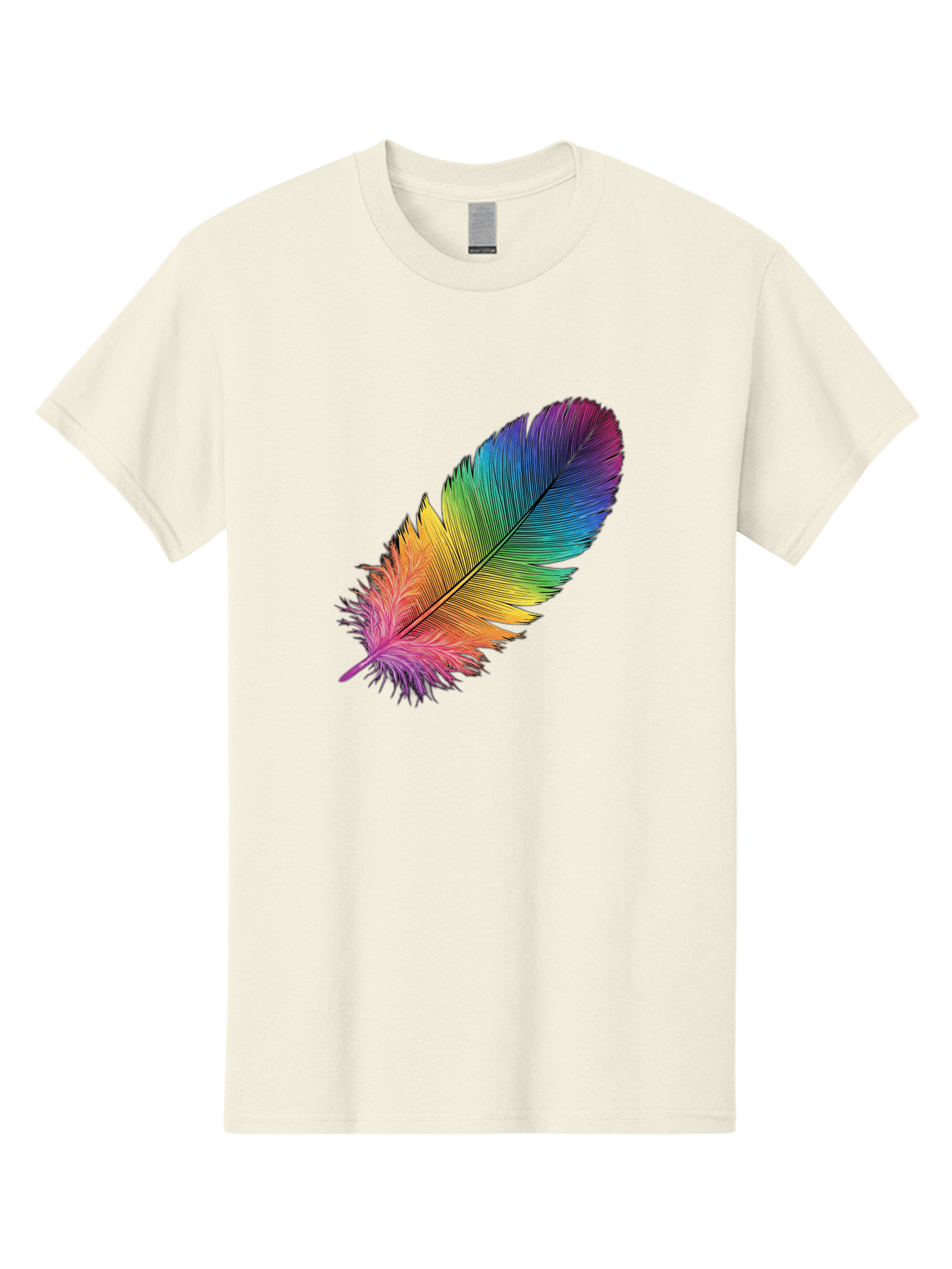 Rainbow-Feather-9 Men'S Graphic Tee, 100% Cotton, Comfortable Casual Summer Wear, Machine Washable, Vintage Camera, Old Camera, Antique Camera, Black Camera, Classic Photography, Photography Equipment, Nostalgic Device, Film Camera, Camera Art Baj232 1