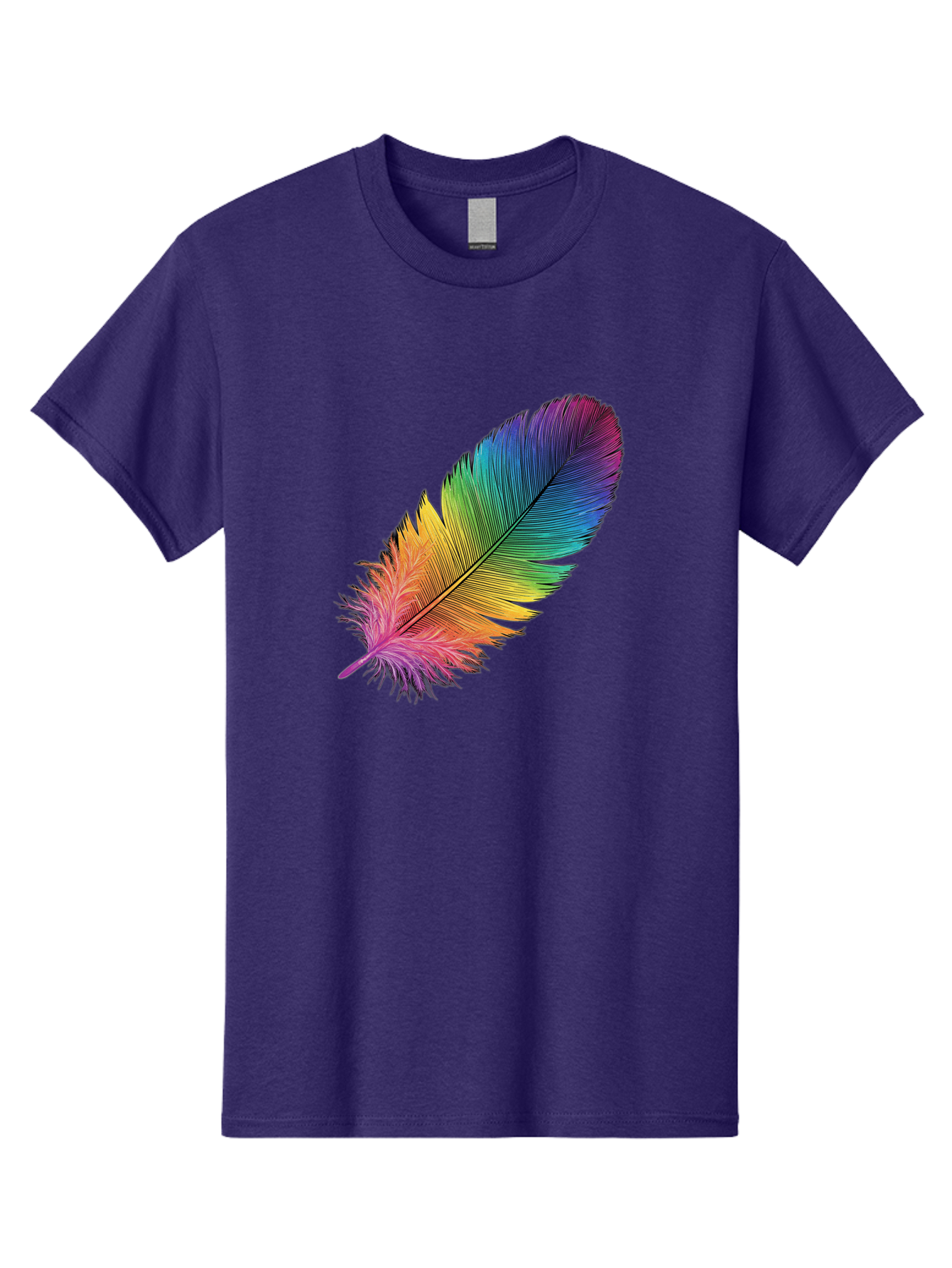 Rainbow-Feather-9 Men'S Graphic Tee, 100% Cotton, Comfortable Casual Summer Wear, Machine Washable, Vintage Camera, Old Camera, Antique Camera, Black Camera, Classic Photography, Photography Equipment, Nostalgic Device, Film Camera, Camera Art Baj232 3