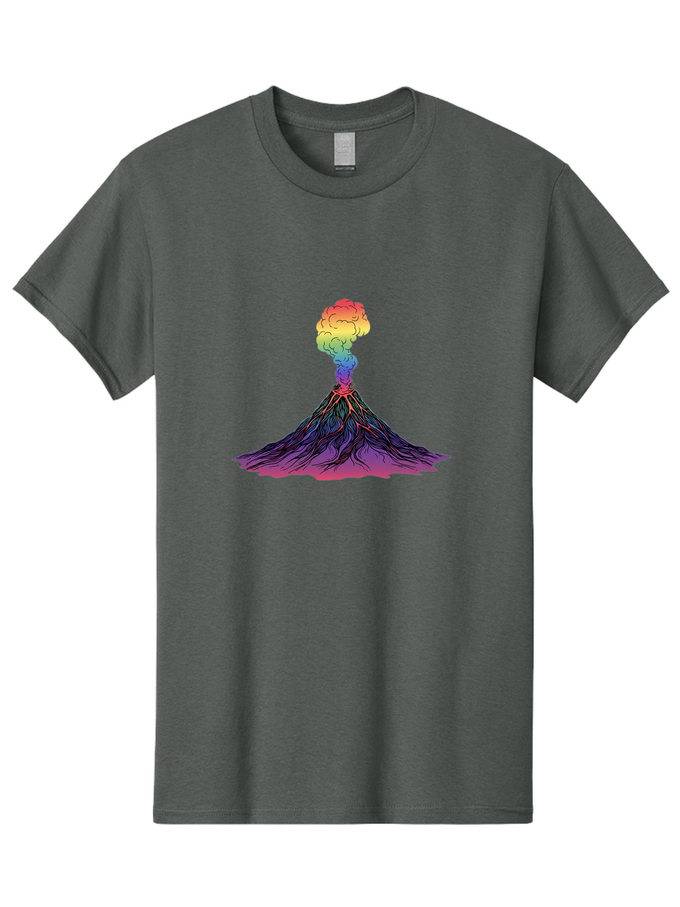 Rainbow-Volcano Men'S Graphic Tee, 100% Cotton, Comfortable Casual Summer Wear, Machine Washable, Vintage Camera, Old Camera, Antique Camera, Black Camera, Classic Photography, Photography Equipment, Nostalgic Device, Film Camera, Camera Art Baj240 10