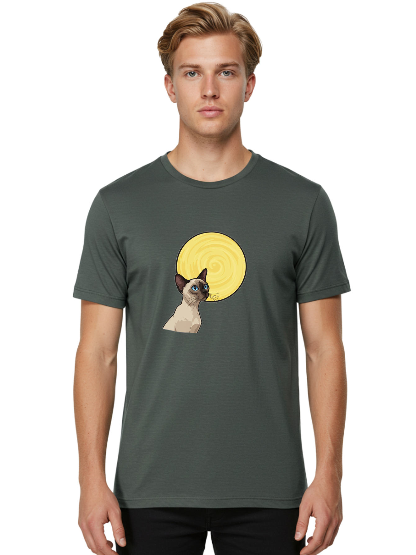 Siamese-Cat Men'S Graphic Tee, 100% Cotton, Comfortable Casual Summer Wear, Machine Washable, Vintage Camera, Old Camera, Antique Camera, Black Camera, Classic Photography, Photography Equipment, Nostalgic Device, Film Camera, Camera Art Baj247 20