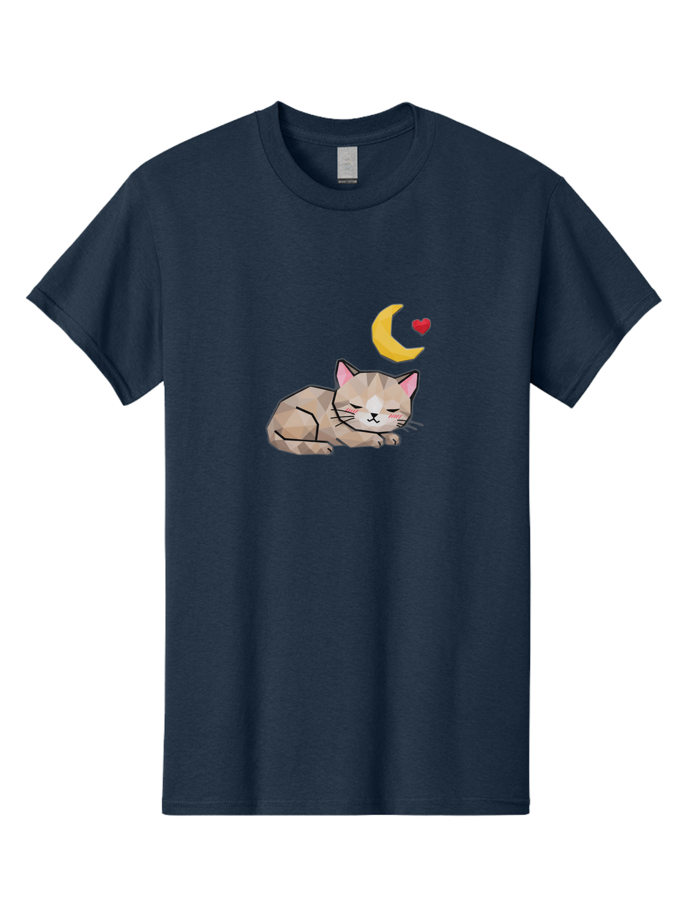 Sleeping-Cat-With-Moon-And-Heart Men'S Graphic Tee, 100% Cotton, Comfortable Casual Summer Wear, Machine Washable, Vintage Camera, Old Camera, Antique Camera, Black Camera, Classic Photography, Photography Equipment, Nostalgic Device, Baj250 9