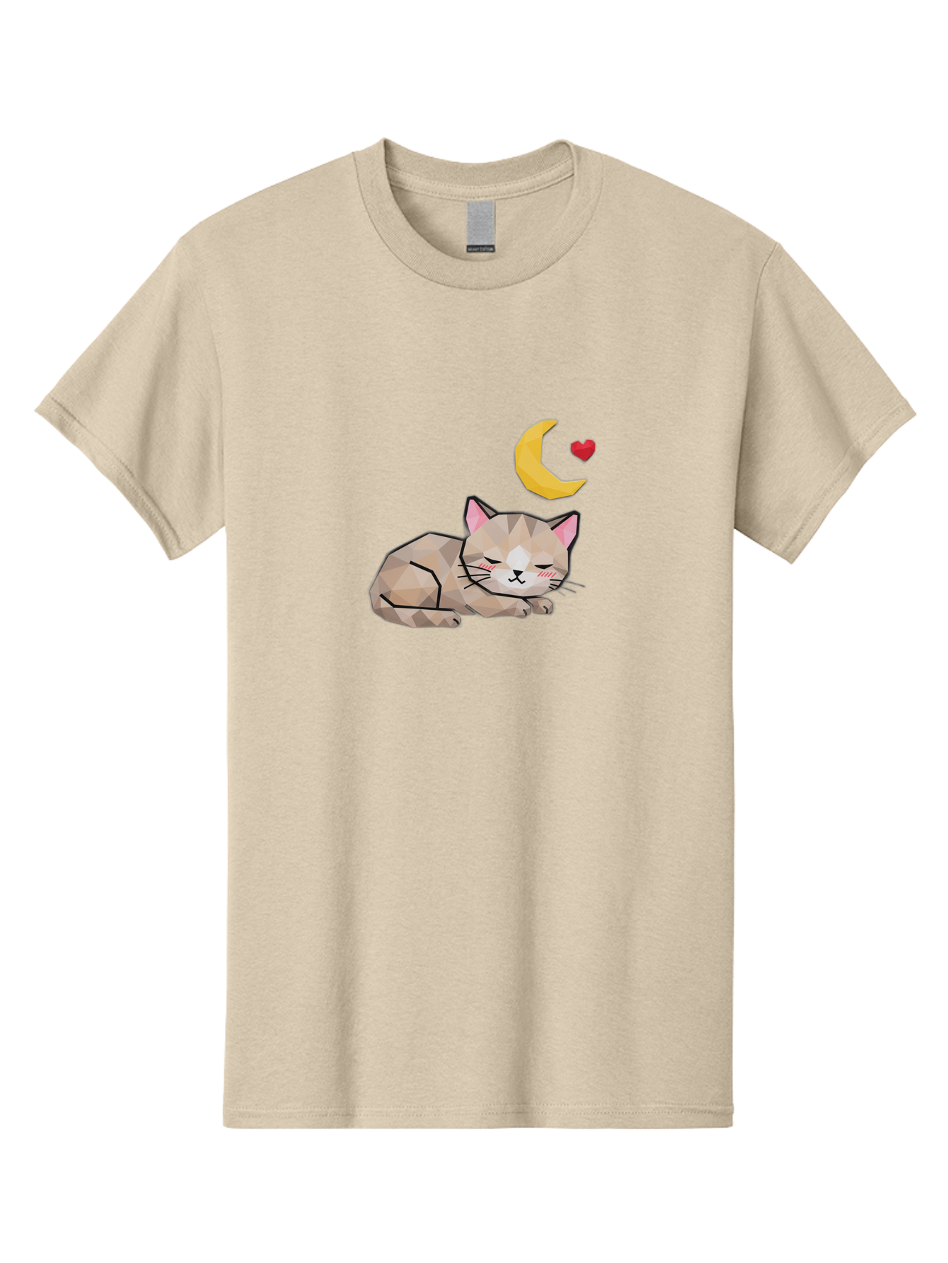 Sleeping-Cat-With-Moon-And-Heart Men'S Graphic Tee, 100% Cotton, Comfortable Casual Summer Wear, Machine Washable, Vintage Camera, Old Camera, Antique Camera, Black Camera, Classic Photography, Photography Equipment, Nostalgic Device, Baj250 4