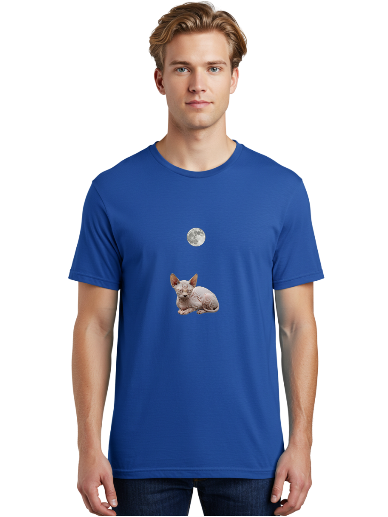 Sphynx-Cat-And-Moon Men'S Graphic Tee, 100% Cotton, Comfortable Casual Summer Wear, Machine Washable, Vintage Camera, Old Camera, Antique Camera, Black Camera, Classic Photography, Photography Equipment, Nostalgic Device, Film Camera, Baj261 21