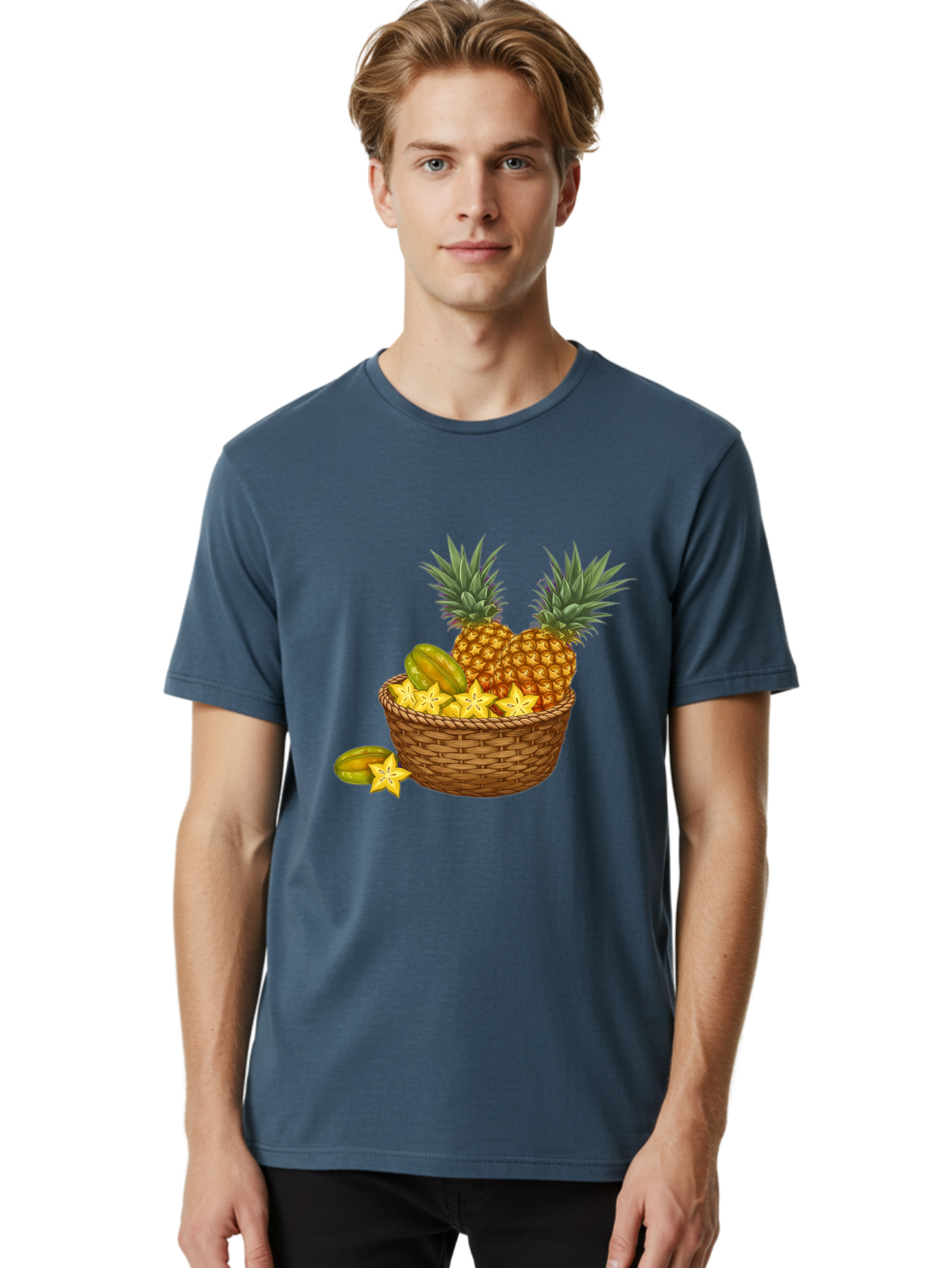 Tropical-Fruits-Basket Men'S Graphic Tee, 100% Cotton, Comfortable Casual Summer Wear, Machine Washable, Vintage Camera, Old Camera, Antique Camera, Black Camera, Classic Photography, Photography Equipment, Nostalgic Device, Film Camera, Baj279 16