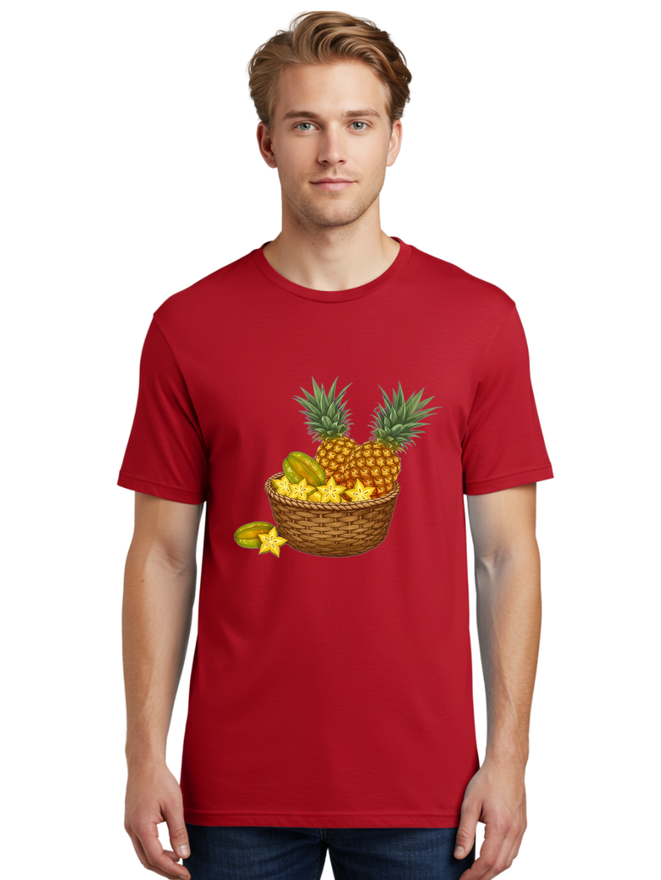 Tropical-Fruits-Basket Men'S Graphic Tee, 100% Cotton, Comfortable Casual Summer Wear, Machine Washable, Vintage Camera, Old Camera, Antique Camera, Black Camera, Classic Photography, Photography Equipment, Nostalgic Device, Film Camera, Baj279 24