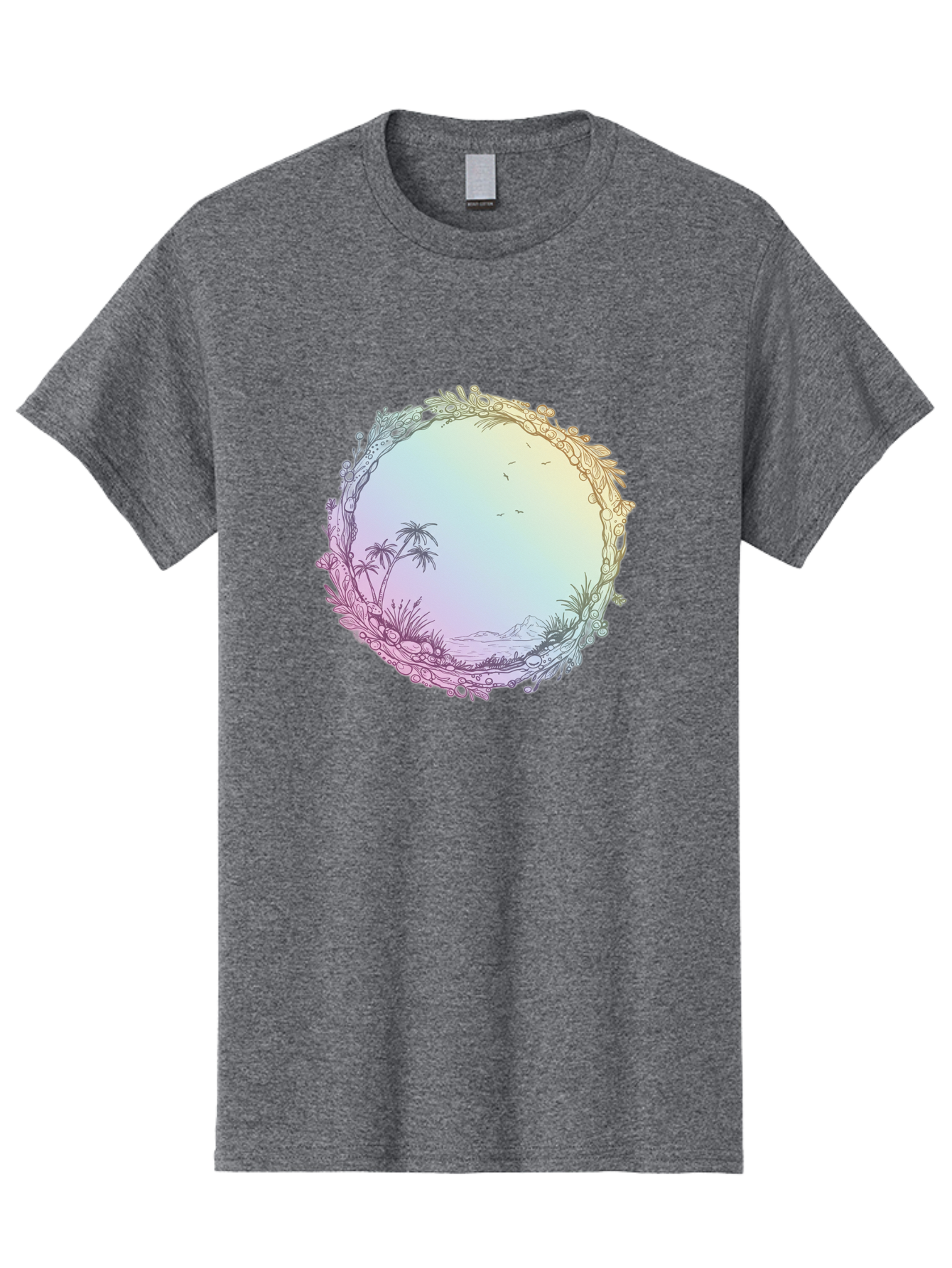Tropical-Landscape Men'S Graphic Tee, 100% Cotton, Comfortable Casual Summer Wear, Machine Washable, Vintage Camera, Old Camera, Antique Camera, Black Camera, Classic Photography, Photography Equipment, Nostalgic Device, Film Camera, Baj280 2