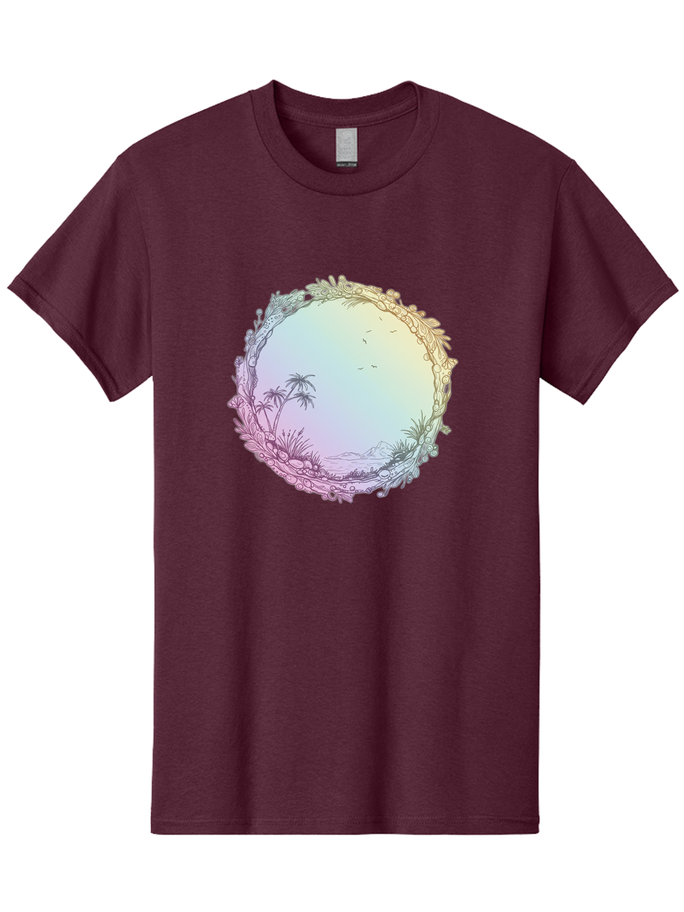 Tropical-Landscape Men'S Graphic Tee, 100% Cotton, Comfortable Casual Summer Wear, Machine Washable, Vintage Camera, Old Camera, Antique Camera, Black Camera, Classic Photography, Photography Equipment, Nostalgic Device, Film Camera, Baj280 13