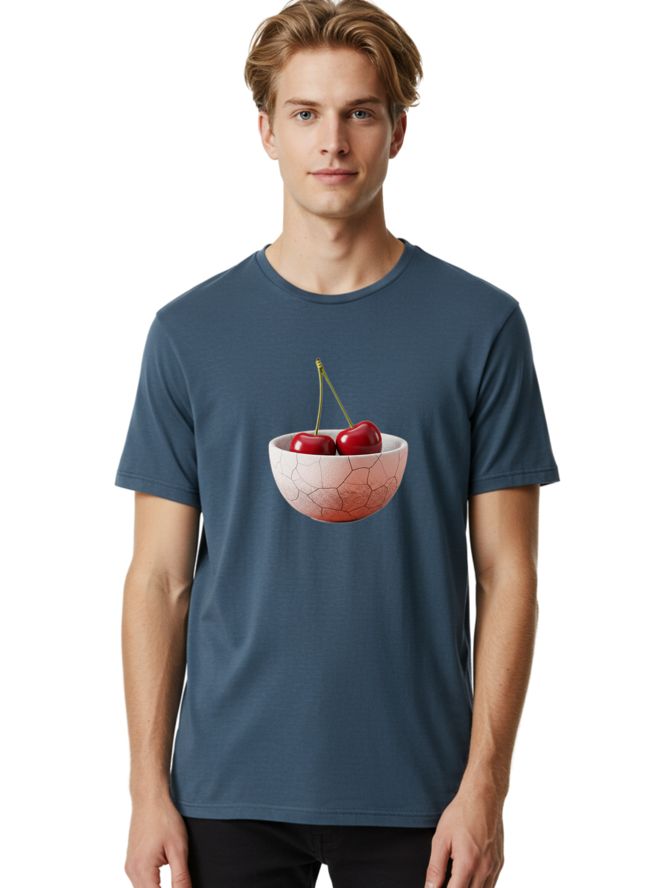 Two-Cherries-In-Cracked-Bowl Men'S Graphic Tee, 100% Cotton, Comfortable Casual Summer Wear, Machine Washable, Vintage Camera, Old Camera, Antique Camera, Black Camera, Classic Photography, Photography Equipment, Nostalgic Device, Film Camera, Baj281 19