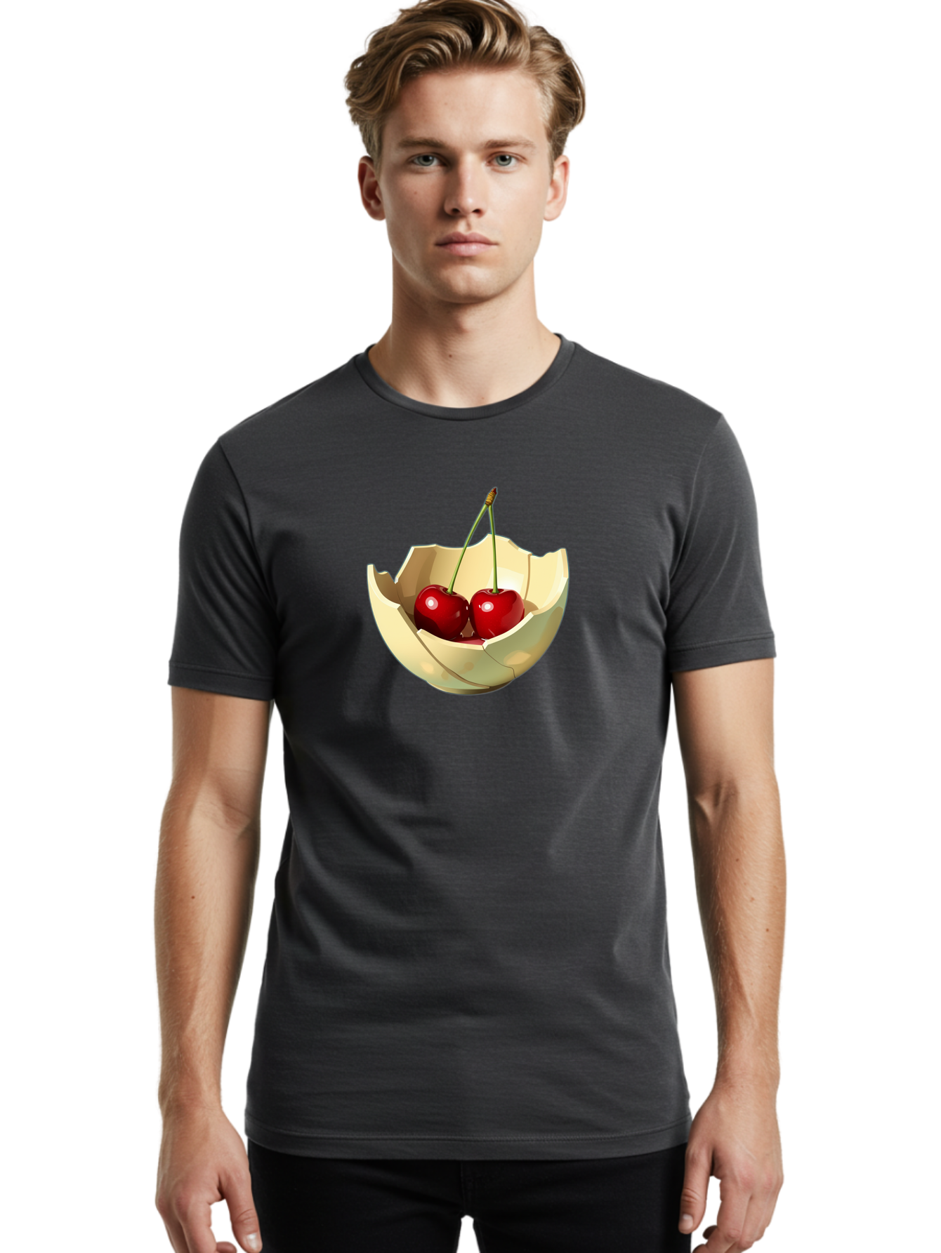 Two-Cherries Men'S Graphic Tee, 100% Cotton, Comfortable Casual Summer Wear, Machine Washable, Vintage Camera, Old Camera, Antique Camera, Black Camera, Classic Photography, Photography Equipment, Nostalgic Device, Film Camera, Camera Art Baj282 27