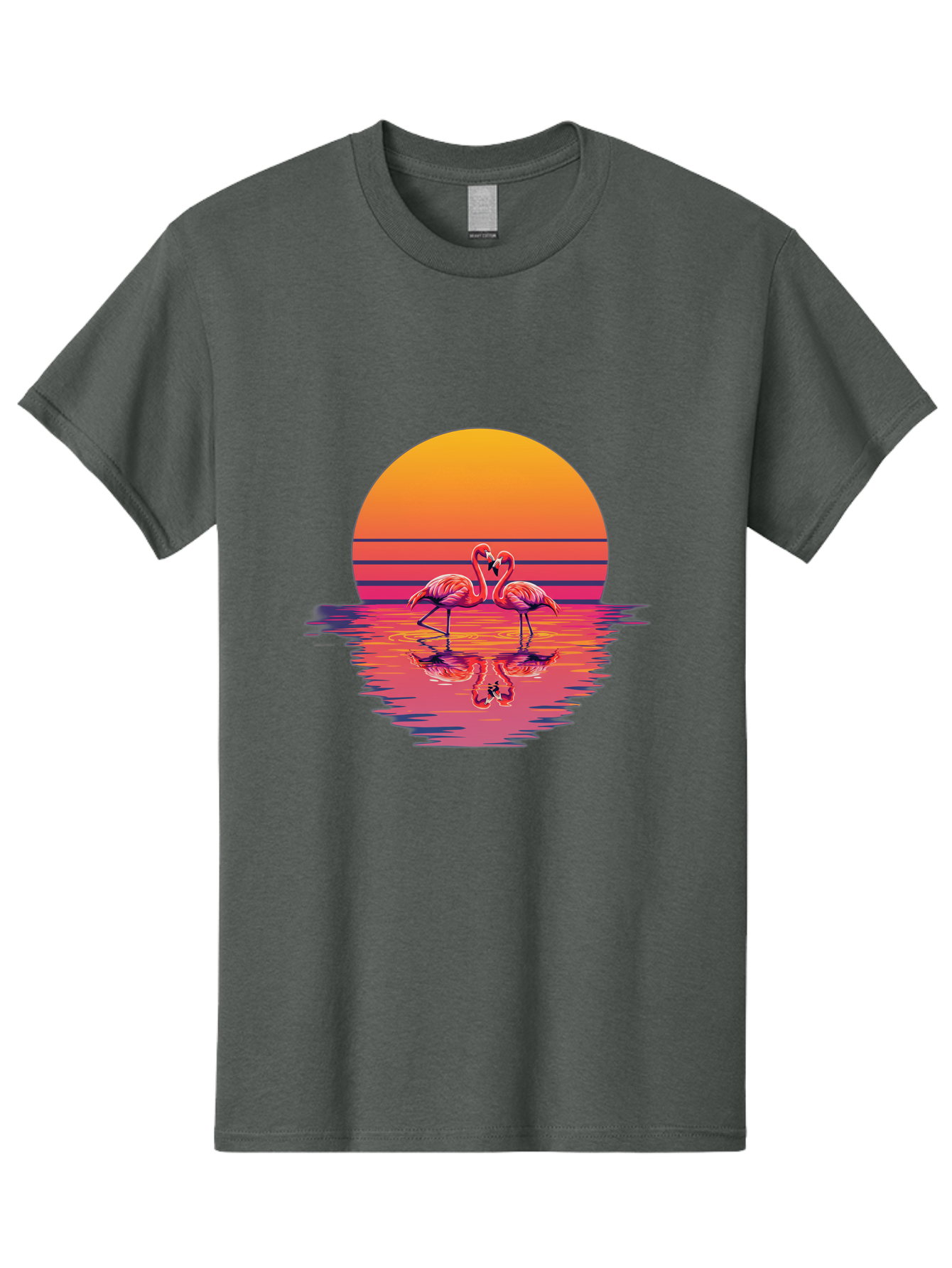 Two-Flamingos-2 Men'S Graphic Tee, 100% Cotton, Comfortable Casual Summer Wear, Machine Washable, Vintage Camera, Old Camera, Antique Camera, Black Camera, Classic Photography, Photography Equipment, Nostalgic Device, Film Camera, Camera Art Baj287 9