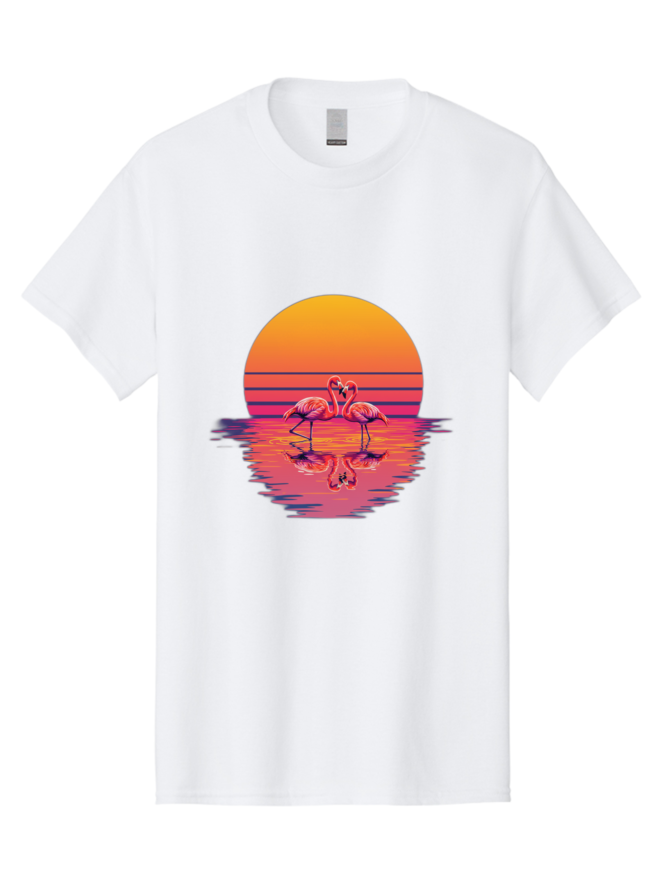 Two-Flamingos-2 Men'S Graphic Tee, 100% Cotton, Comfortable Casual Summer Wear, Machine Washable, Vintage Camera, Old Camera, Antique Camera, Black Camera, Classic Photography, Photography Equipment, Nostalgic Device, Film Camera, Camera Art Baj287 1