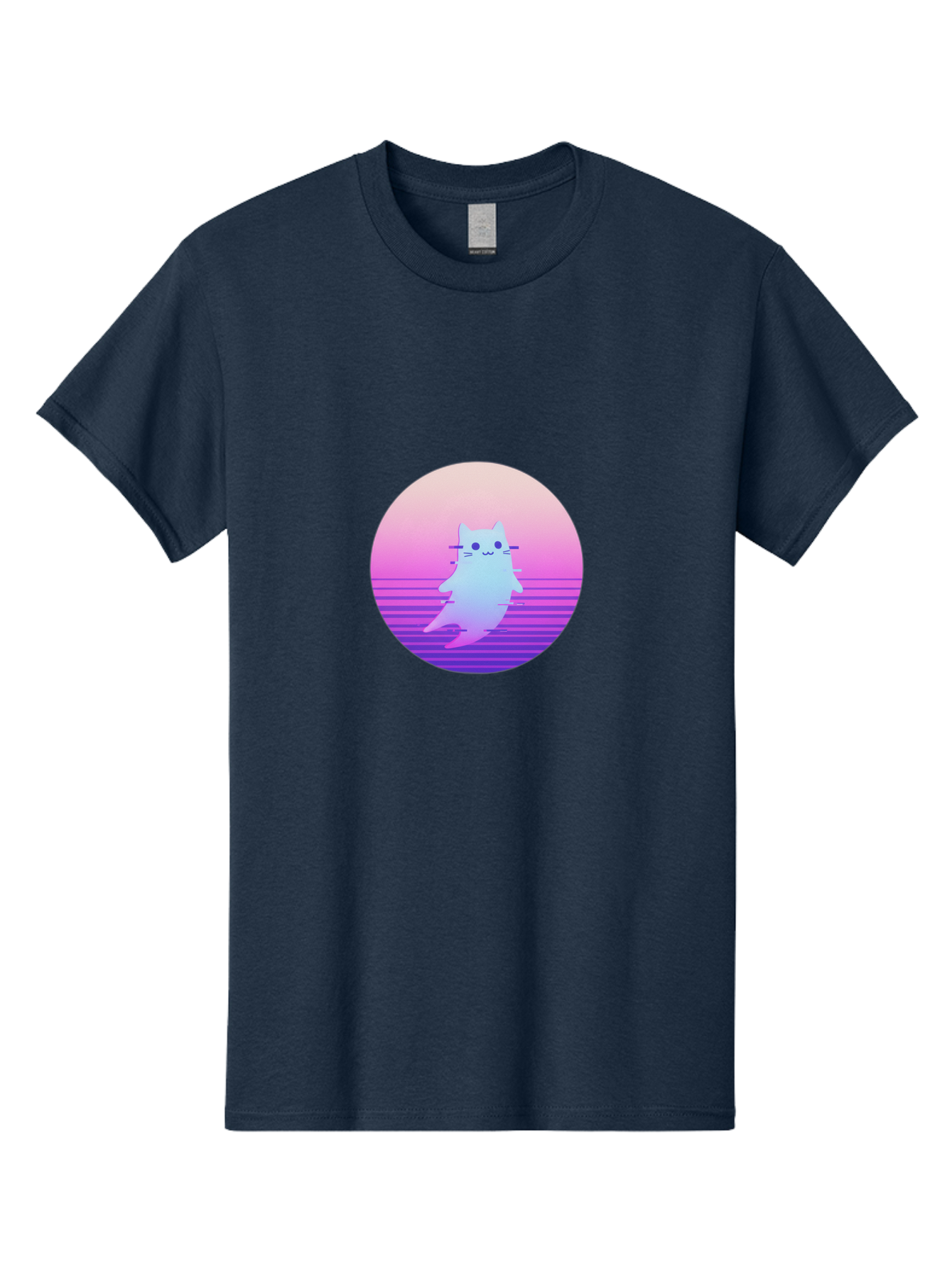 Vaporwave-Cat-1 Men'S Graphic Tee, 100% Cotton, Comfortable Casual Summer Wear, Machine Washable, Vintage Camera, Old Camera, Antique Camera, Black Camera, Classic Photography, Photography Equipment, Nostalgic Device, Film Camera, Camera Art Baj289 13