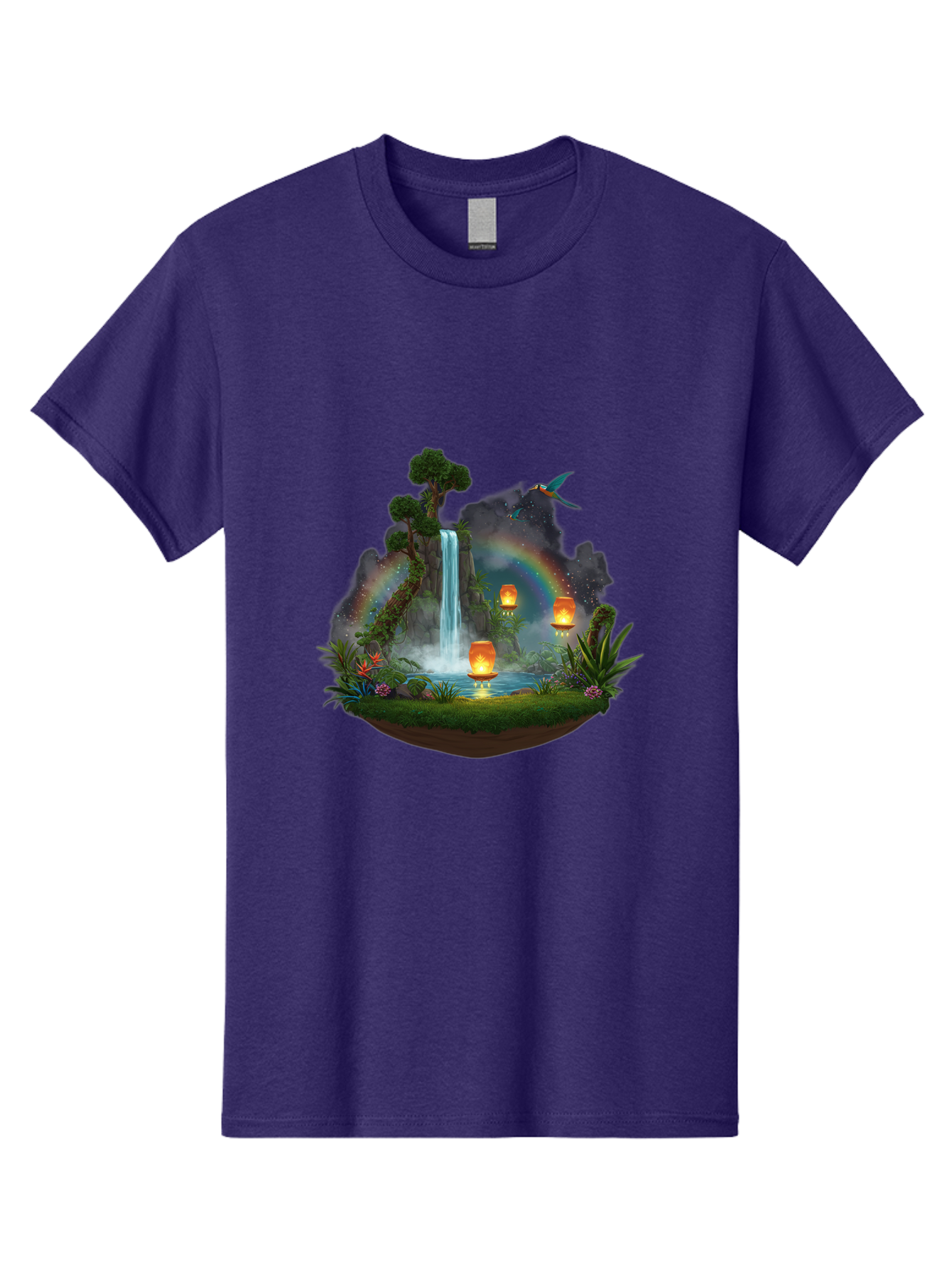 Waterfall-Scene Men'S Graphic Tee, 100% Cotton, Comfortable Casual Summer Wear, Machine Washable, Vintage Camera, Old Camera, Antique Camera, Black Camera, Classic Photography, Photography Equipment, Nostalgic Device, Film Camera, Camera Art Baj293 11