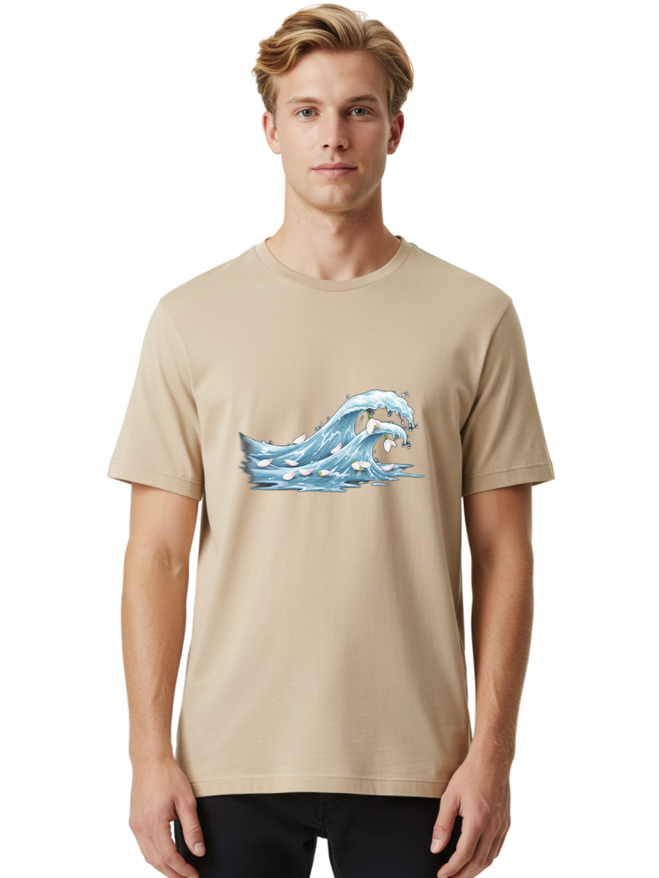 Wave Men'S Graphic Tee, 100% Cotton, Comfortable Casual Summer Wear, Machine Washable, Vintage Camera, Old Camera, Antique Camera, Black Camera, Classic Photography, Photography Equipment, Nostalgic Device, Film Camera, Camera Art Baj296 23