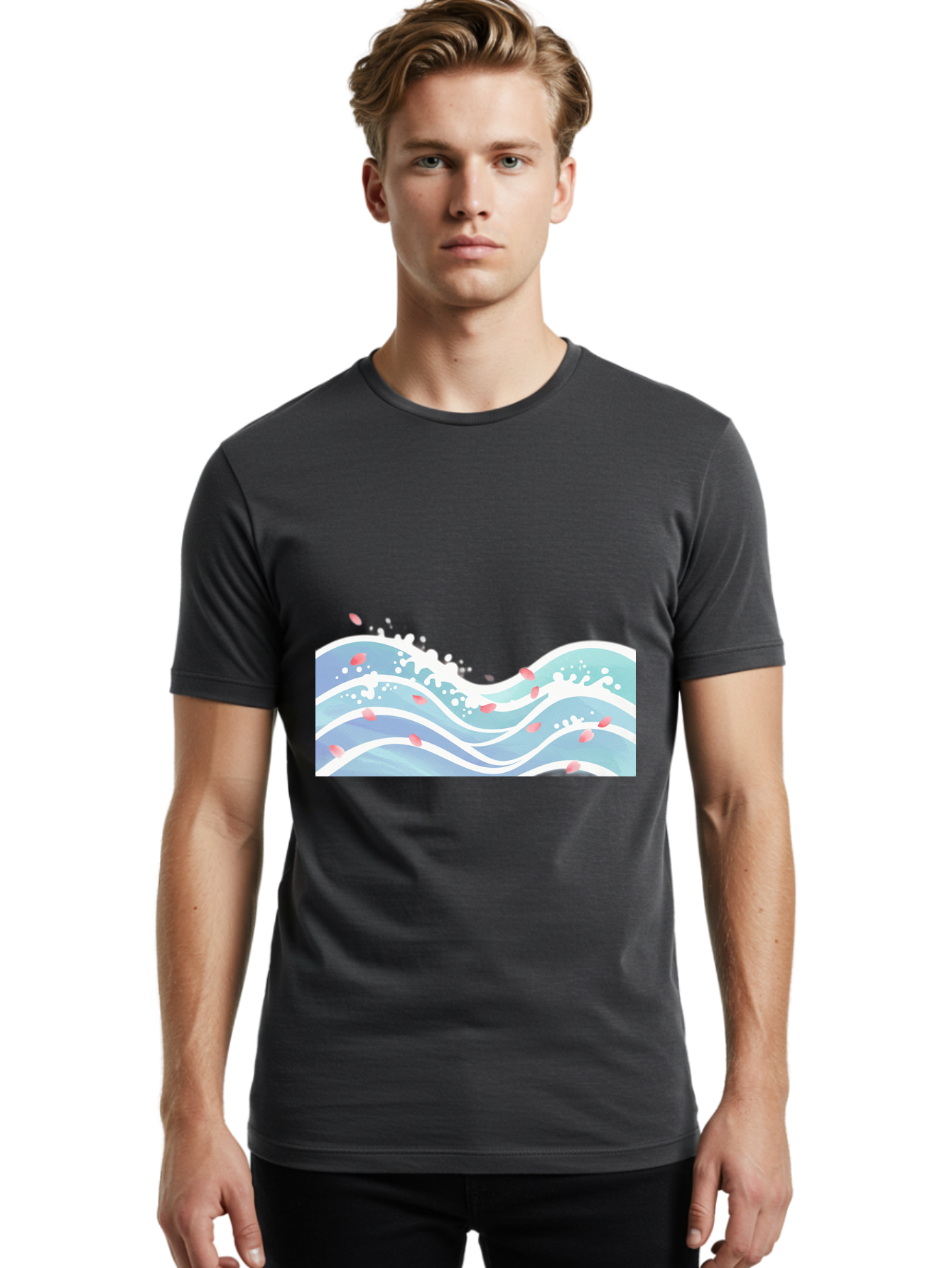 Waves-And-Petals Men'S Graphic Tee, 100% Cotton, Comfortable Casual Summer Wear, Machine Washable, Vintage Camera, Old Camera, Antique Camera, Black Camera, Classic Photography, Photography Equipment, Nostalgic Device, Film Camera, Camera Art Baj297 29
