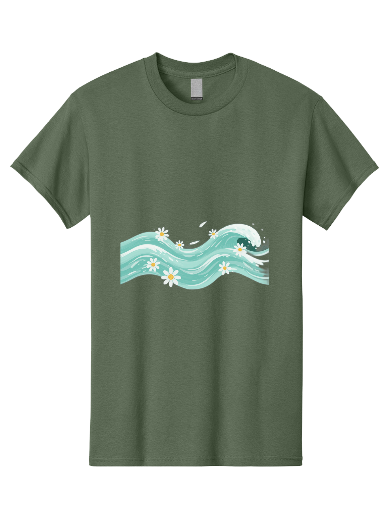 Waves-With-Daisies Men'S Graphic Tee, 100% Cotton, Comfortable Casual Summer Wear, Machine Washable, Vintage Camera, Old Camera, Antique Camera, Black Camera, Classic Photography, Photography Equipment, Nostalgic Device, Film Camera, Baj298 8