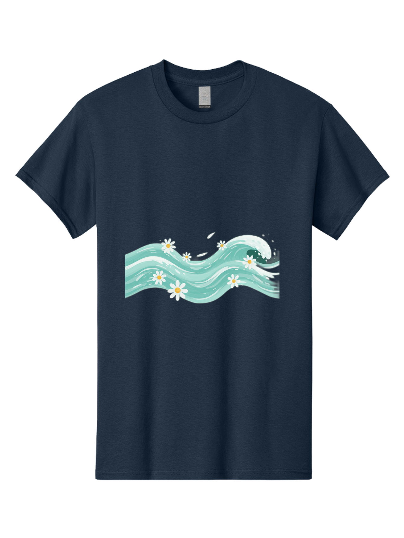 Waves-With-Daisies Men'S Graphic Tee, 100% Cotton, Comfortable Casual Summer Wear, Machine Washable, Vintage Camera, Old Camera, Antique Camera, Black Camera, Classic Photography, Photography Equipment, Nostalgic Device, Film Camera, Baj298 7