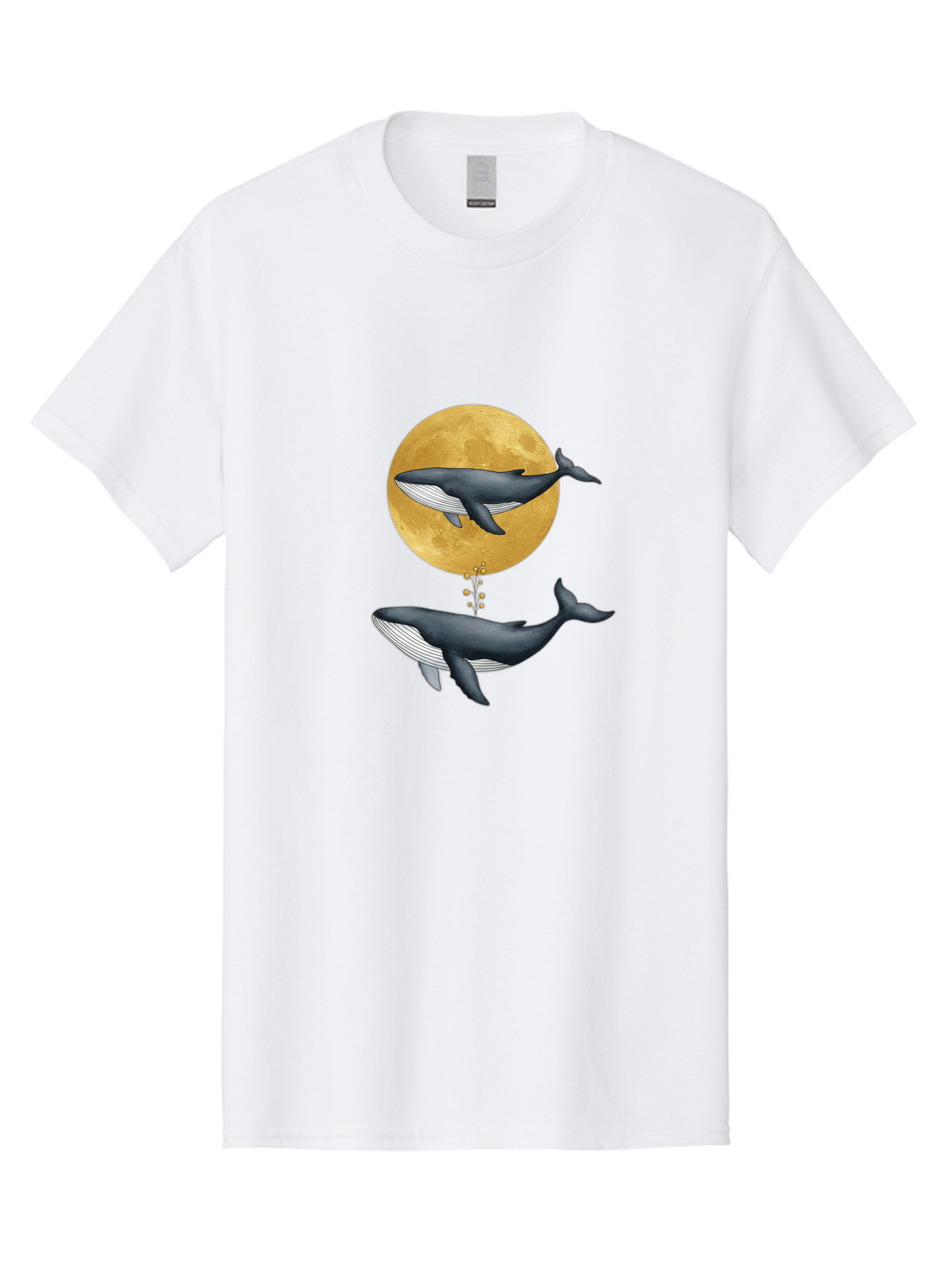 Whales-And-Moon-1 Men'S Graphic Tee, 100% Cotton, Comfortable Casual Summer Wear, Machine Washable, Vintage Camera, Old Camera, Antique Camera, Black Camera, Classic Photography, Photography Equipment, Nostalgic Device, Film Camera, Camera Art Baj303 13