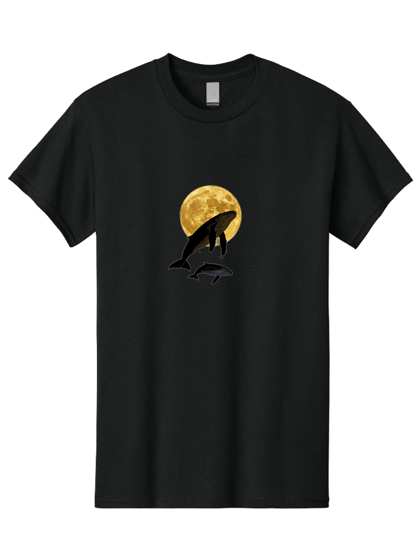 Whales-And-Moon-2 Men'S Graphic Tee, 100% Cotton, Comfortable Casual Summer Wear, Machine Washable, Vintage Camera, Old Camera, Antique Camera, Black Camera, Classic Photography, Photography Equipment, Nostalgic Device, Film Camera, Camera Art Baj304 6
