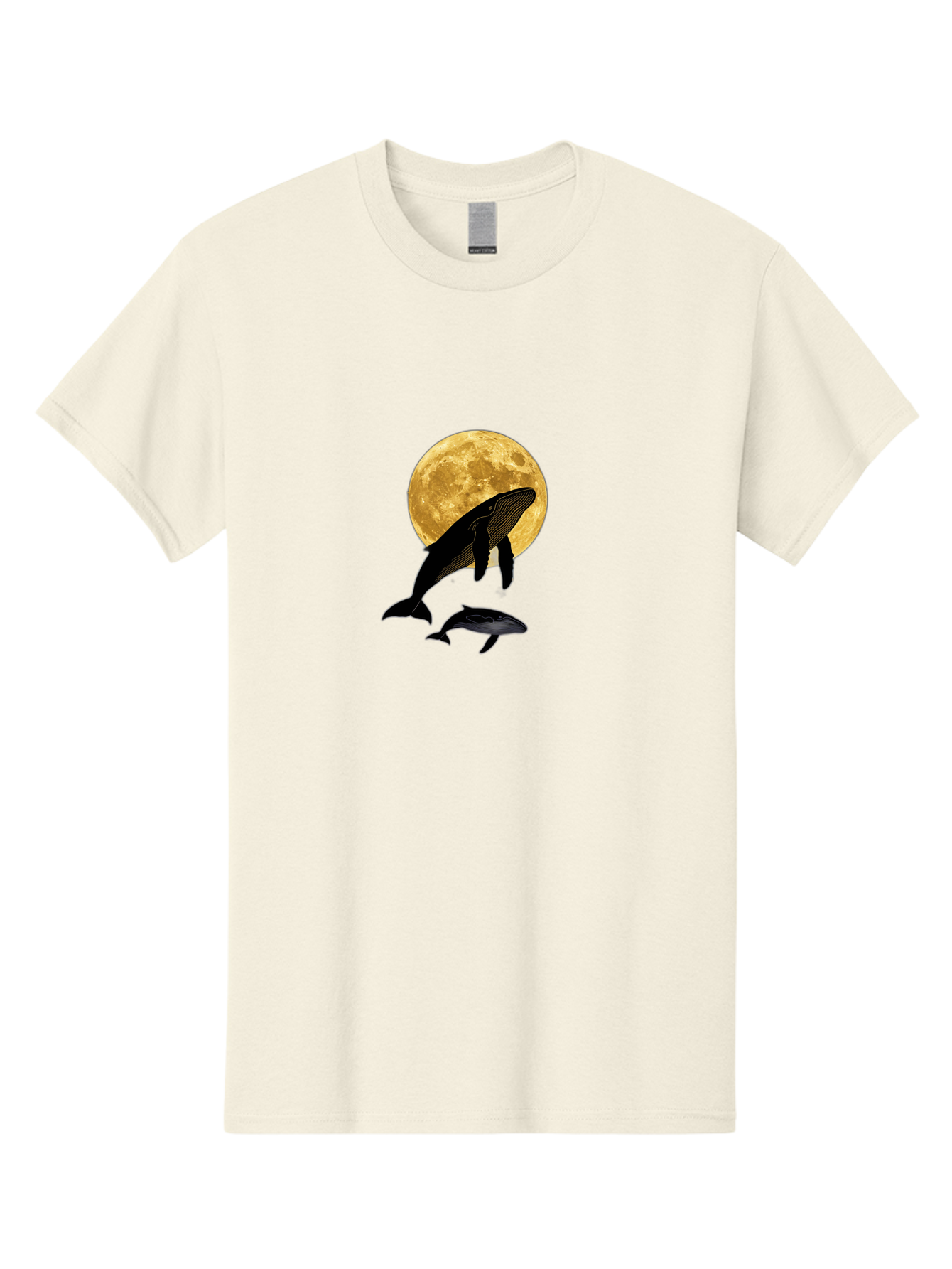 Whales-And-Moon-2 Men'S Graphic Tee, 100% Cotton, Comfortable Casual Summer Wear, Machine Washable, Vintage Camera, Old Camera, Antique Camera, Black Camera, Classic Photography, Photography Equipment, Nostalgic Device, Film Camera, Camera Art Baj304 4