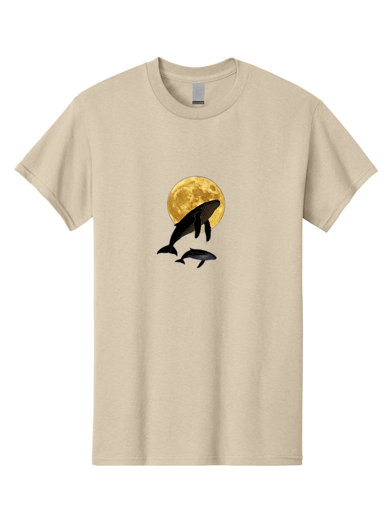 Whales-And-Moon-2 Men'S Graphic Tee, 100% Cotton, Comfortable Casual Summer Wear, Machine Washable, Vintage Camera, Old Camera, Antique Camera, Black Camera, Classic Photography, Photography Equipment, Nostalgic Device, Film Camera, Camera Art Baj304 12
