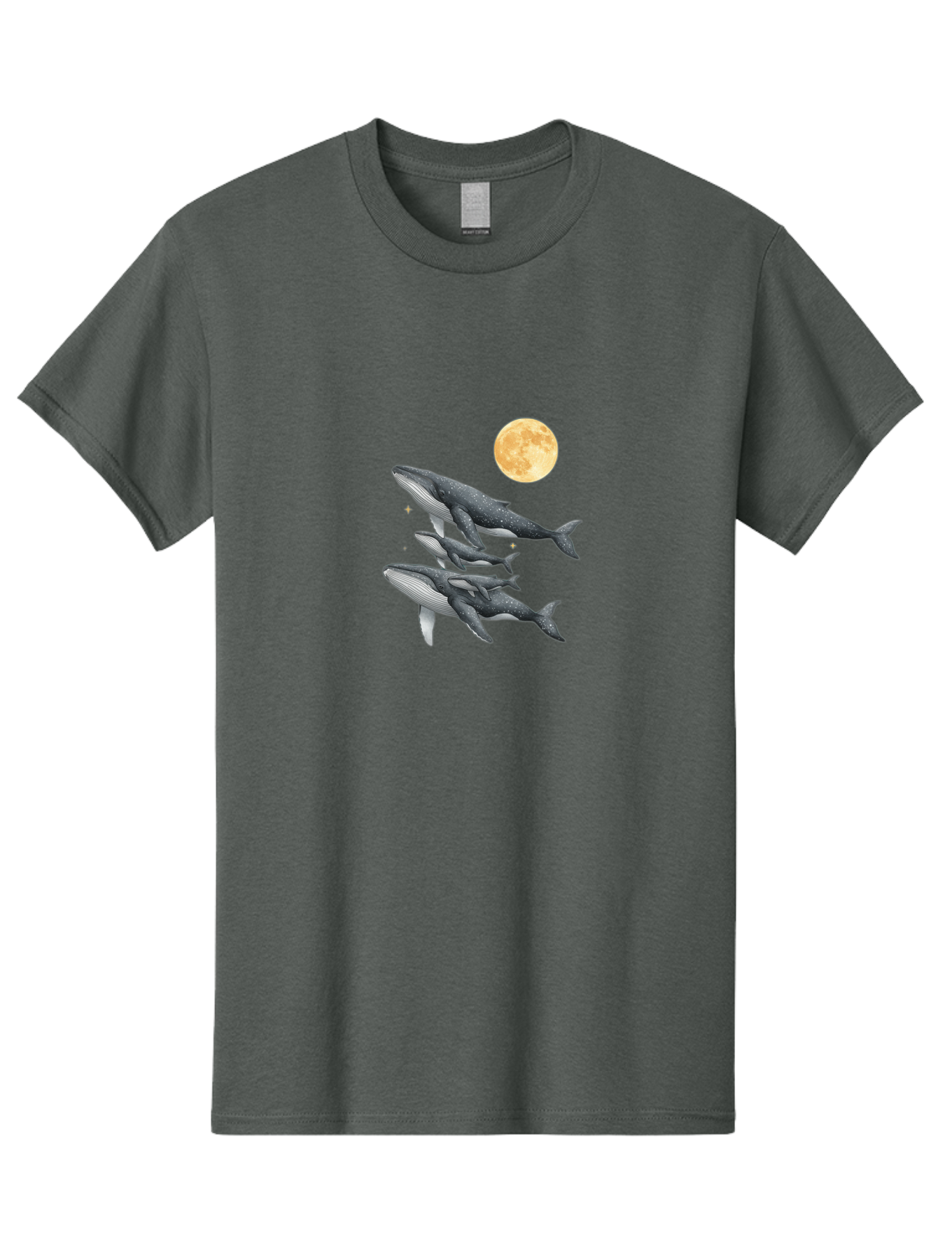 Whales-Under-Full-Moon Men'S Graphic Tee, 100% Cotton, Comfortable Casual Summer Wear, Machine Washable, Vintage Camera, Old Camera, Antique Camera, Black Camera, Classic Photography, Photography Equipment, Nostalgic Device, Film Camera, Baj306 11