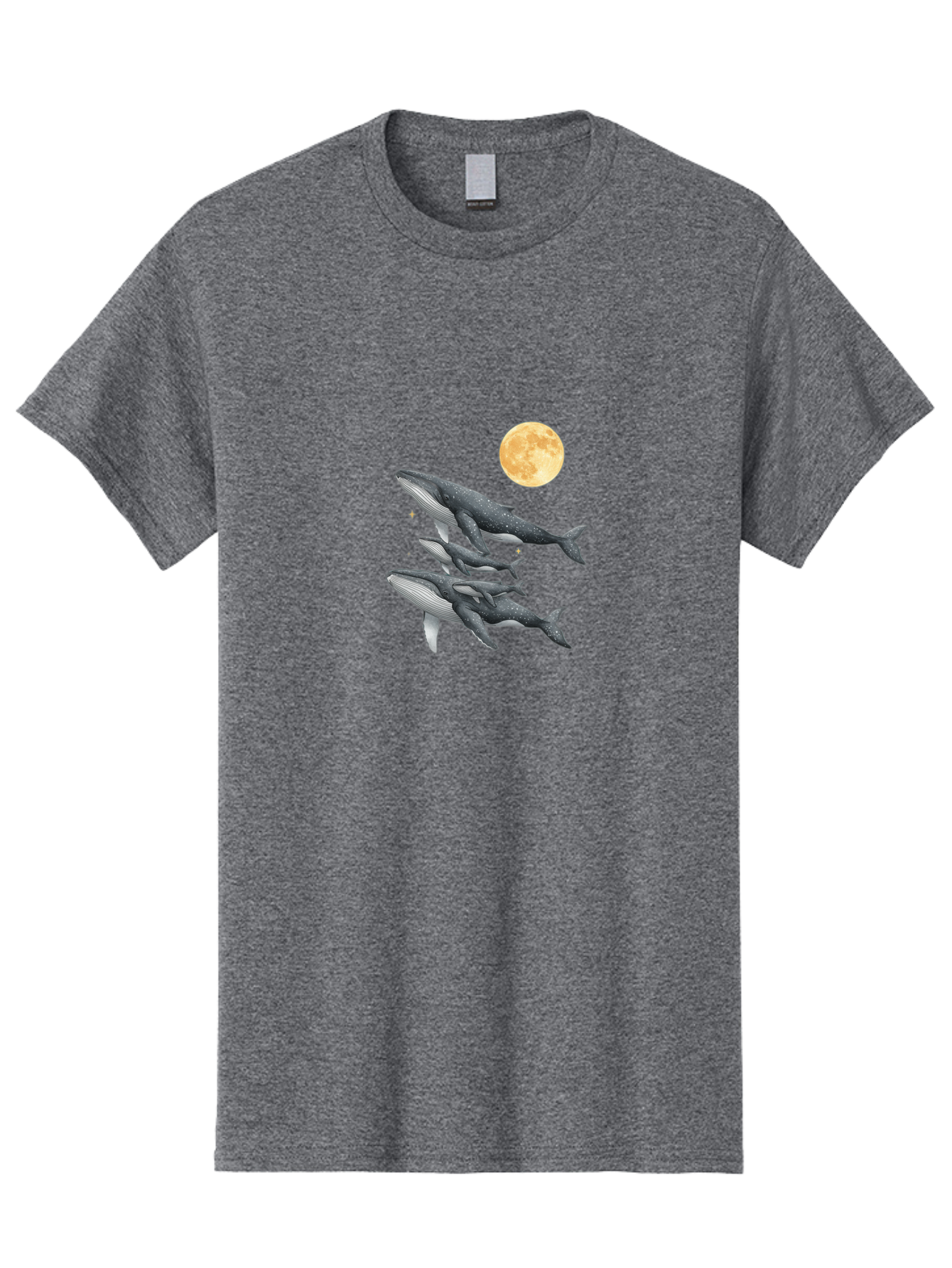 Whales-Under-Full-Moon Men'S Graphic Tee, 100% Cotton, Comfortable Casual Summer Wear, Machine Washable, Vintage Camera, Old Camera, Antique Camera, Black Camera, Classic Photography, Photography Equipment, Nostalgic Device, Film Camera, Baj306 10