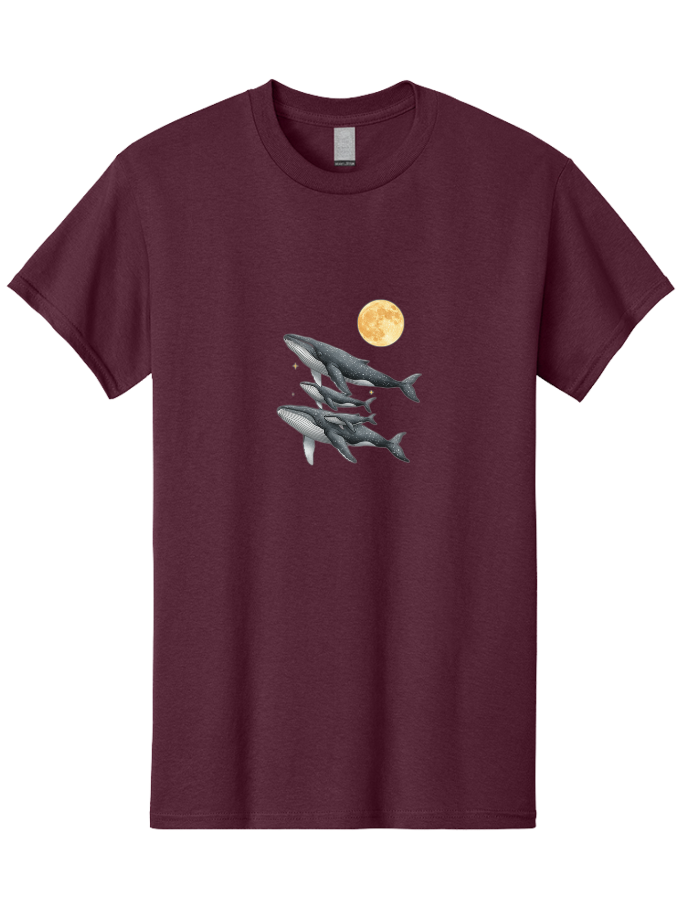 Whales-Under-Full-Moon Men'S Graphic Tee, 100% Cotton, Comfortable Casual Summer Wear, Machine Washable, Vintage Camera, Old Camera, Antique Camera, Black Camera, Classic Photography, Photography Equipment, Nostalgic Device, Film Camera, Baj306 12