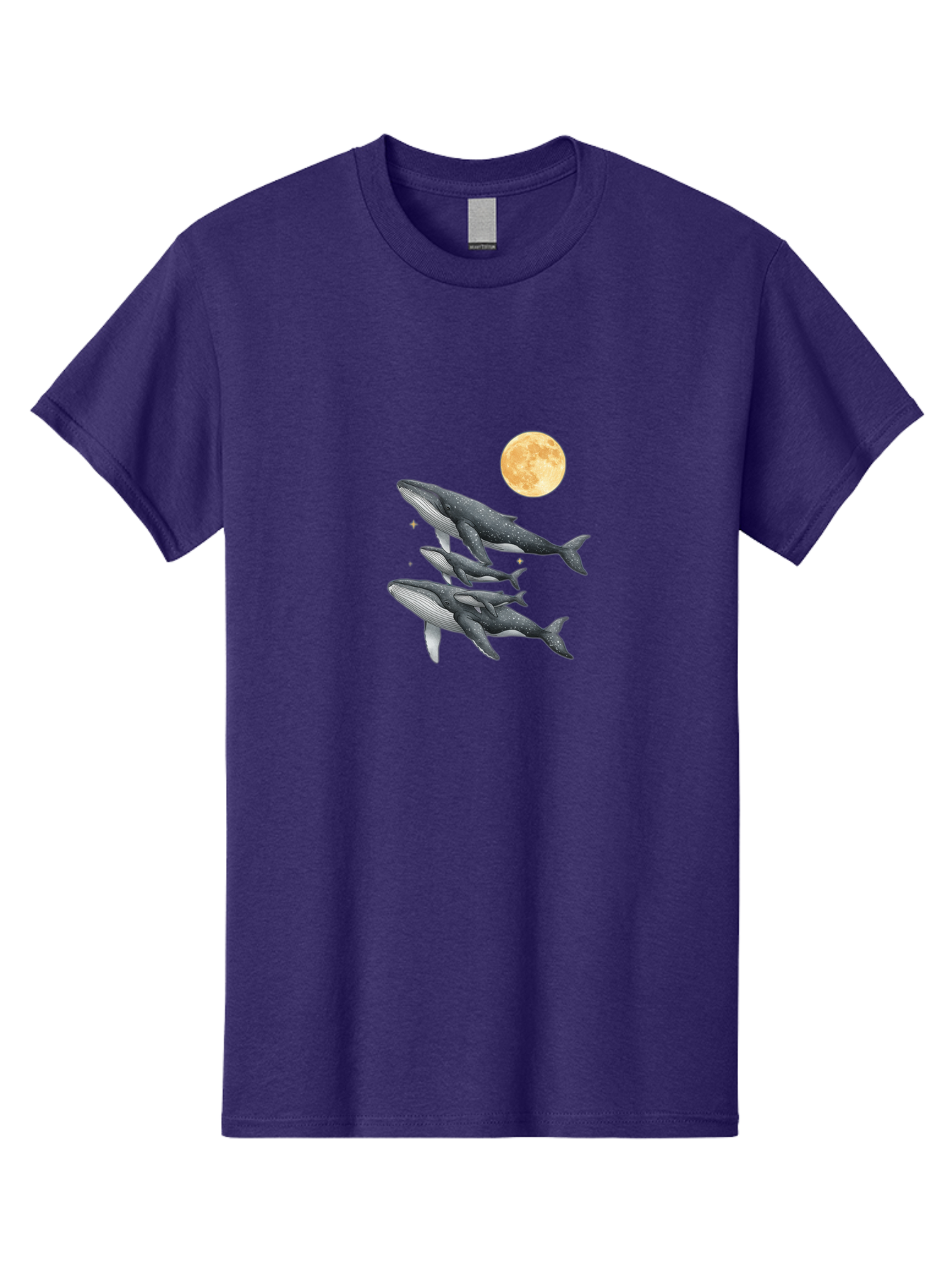Whales-Under-Full-Moon Men'S Graphic Tee, 100% Cotton, Comfortable Casual Summer Wear, Machine Washable, Vintage Camera, Old Camera, Antique Camera, Black Camera, Classic Photography, Photography Equipment, Nostalgic Device, Film Camera, Baj306 8