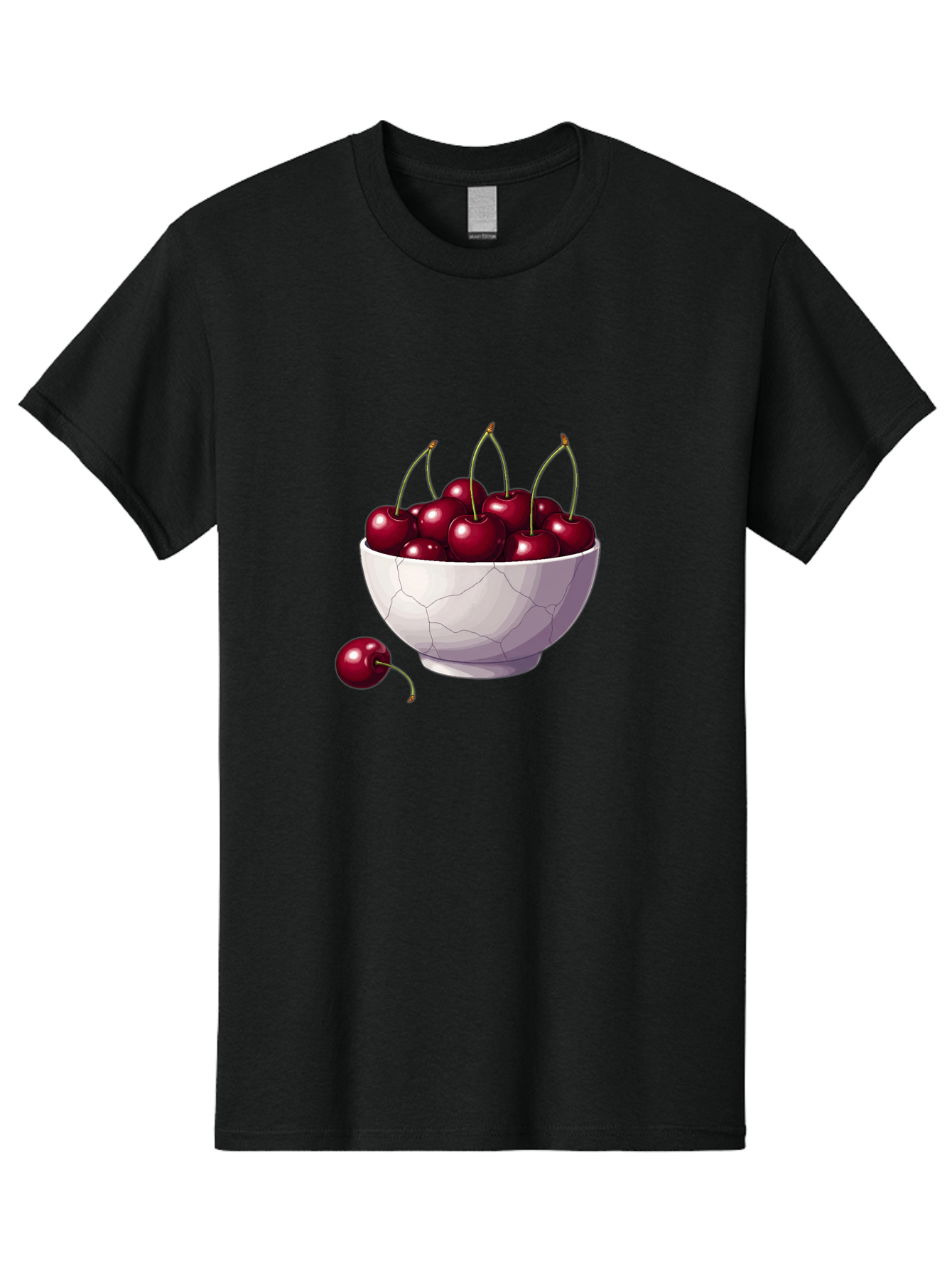 White-Bowl-Of-Cherries Men'S Graphic Tee, 100% Cotton, Comfortable Casual Summer Wear, Machine Washable, Vintage Camera, Old Camera, Antique Camera, Black Camera, Classic Photography, Photography Equipment, Nostalgic Device, Film Camera, Baj308 10