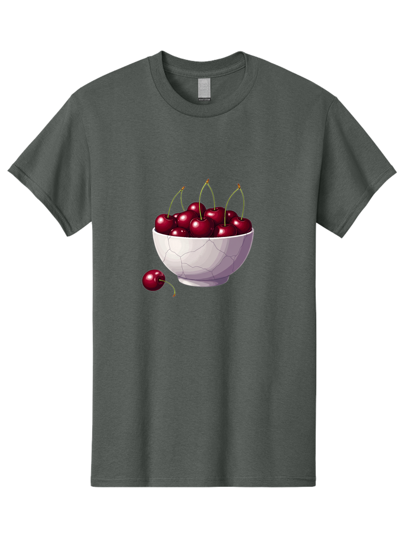 White-Bowl-Of-Cherries Men'S Graphic Tee, 100% Cotton, Comfortable Casual Summer Wear, Machine Washable, Vintage Camera, Old Camera, Antique Camera, Black Camera, Classic Photography, Photography Equipment, Nostalgic Device, Film Camera, Baj308 3