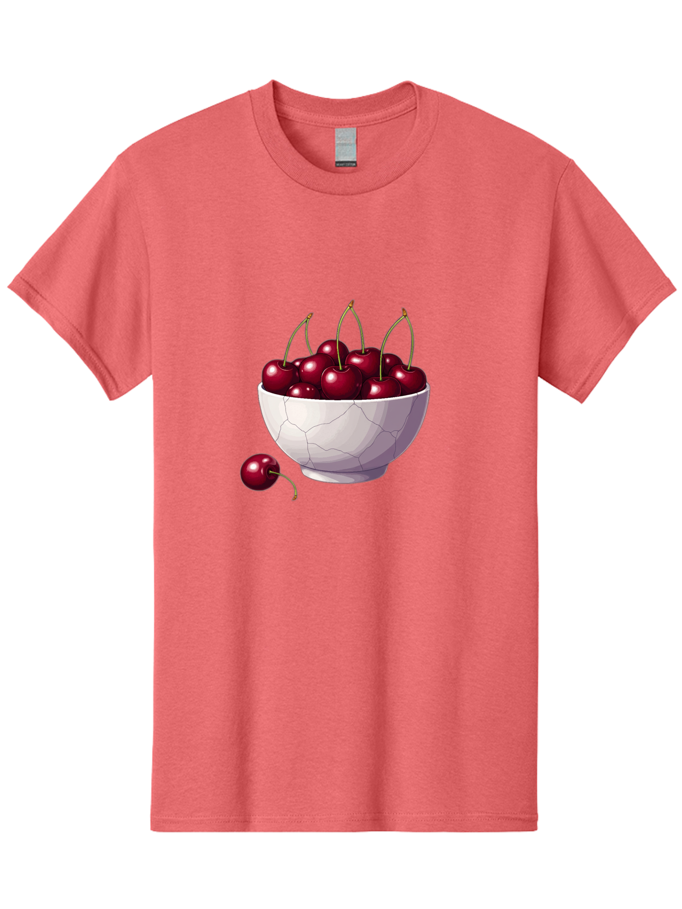 White-Bowl-Of-Cherries Men'S Graphic Tee, 100% Cotton, Comfortable Casual Summer Wear, Machine Washable, Vintage Camera, Old Camera, Antique Camera, Black Camera, Classic Photography, Photography Equipment, Nostalgic Device, Film Camera, Baj308 1