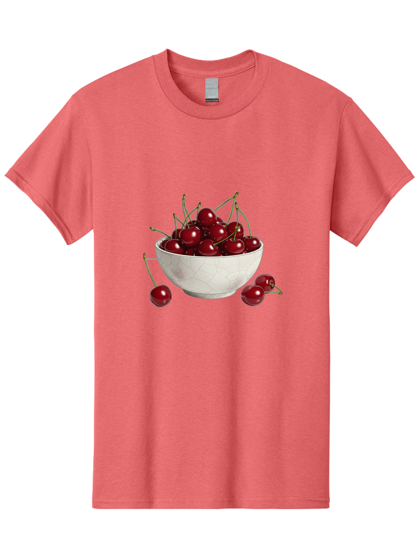 White-Bowl-With-Cherries Men'S Graphic Tee, 100% Cotton, Comfortable Casual Summer Wear, Machine Washable, Vintage Camera, Old Camera, Antique Camera, Black Camera, Classic Photography, Photography Equipment, Nostalgic Device, Film Camera, Baj309 1