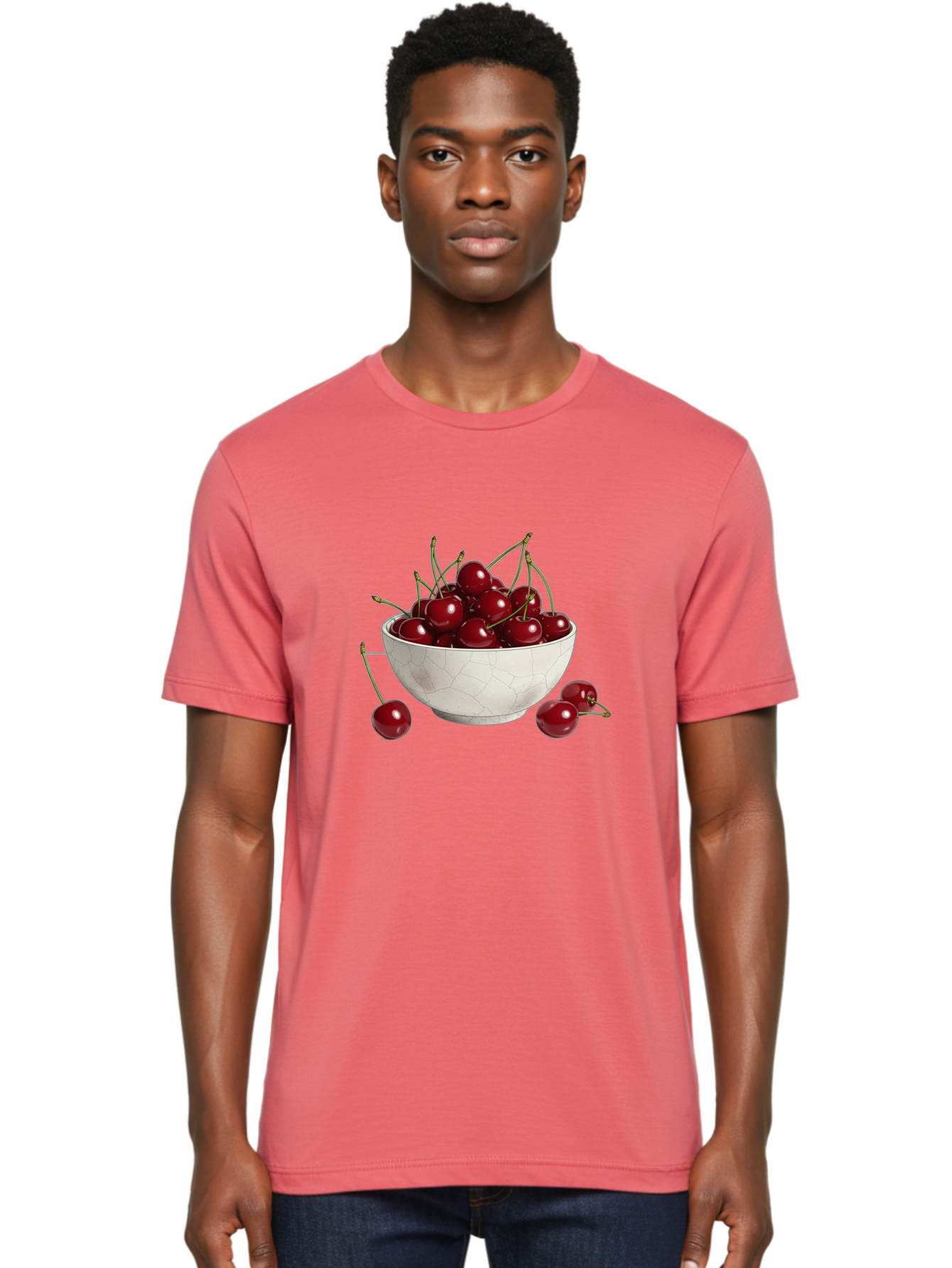 White-Bowl-With-Cherries Men'S Graphic Tee, 100% Cotton, Comfortable Casual Summer Wear, Machine Washable, Vintage Camera, Old Camera, Antique Camera, Black Camera, Classic Photography, Photography Equipment, Nostalgic Device, Film Camera, Baj309 16