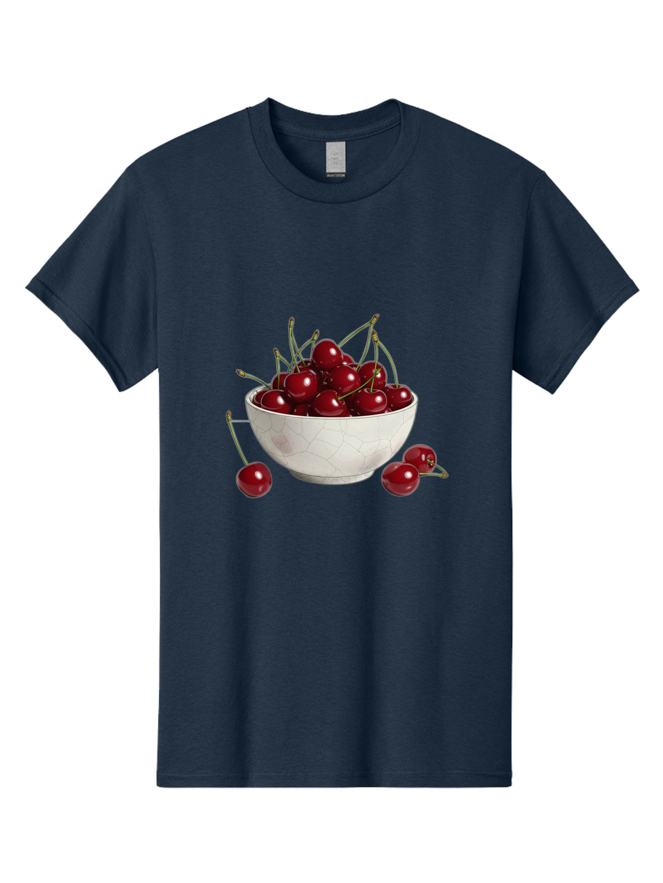White-Bowl-With-Cherries Men'S Graphic Tee, 100% Cotton, Comfortable Casual Summer Wear, Machine Washable, Vintage Camera, Old Camera, Antique Camera, Black Camera, Classic Photography, Photography Equipment, Nostalgic Device, Film Camera, Baj309 6