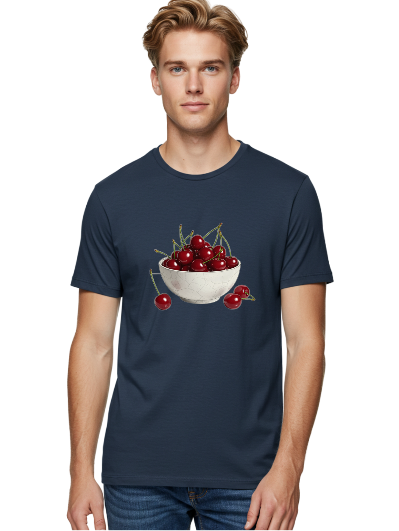 White-Bowl-With-Cherries Men'S Graphic Tee, 100% Cotton, Comfortable Casual Summer Wear, Machine Washable, Vintage Camera, Old Camera, Antique Camera, Black Camera, Classic Photography, Photography Equipment, Nostalgic Device, Film Camera, Baj309 21
