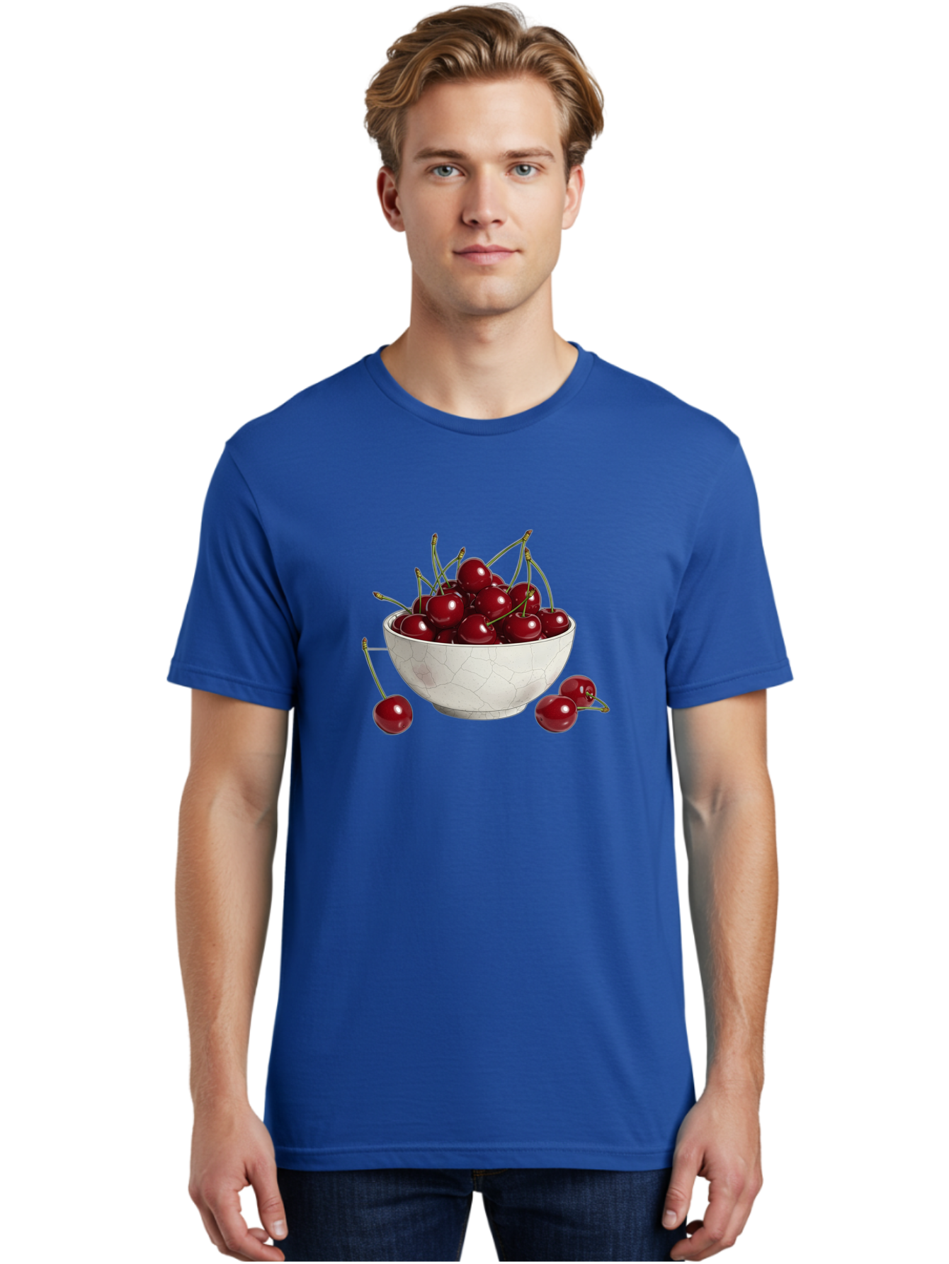 White-Bowl-With-Cherries Men'S Graphic Tee, 100% Cotton, Comfortable Casual Summer Wear, Machine Washable, Vintage Camera, Old Camera, Antique Camera, Black Camera, Classic Photography, Photography Equipment, Nostalgic Device, Film Camera, Baj309 22