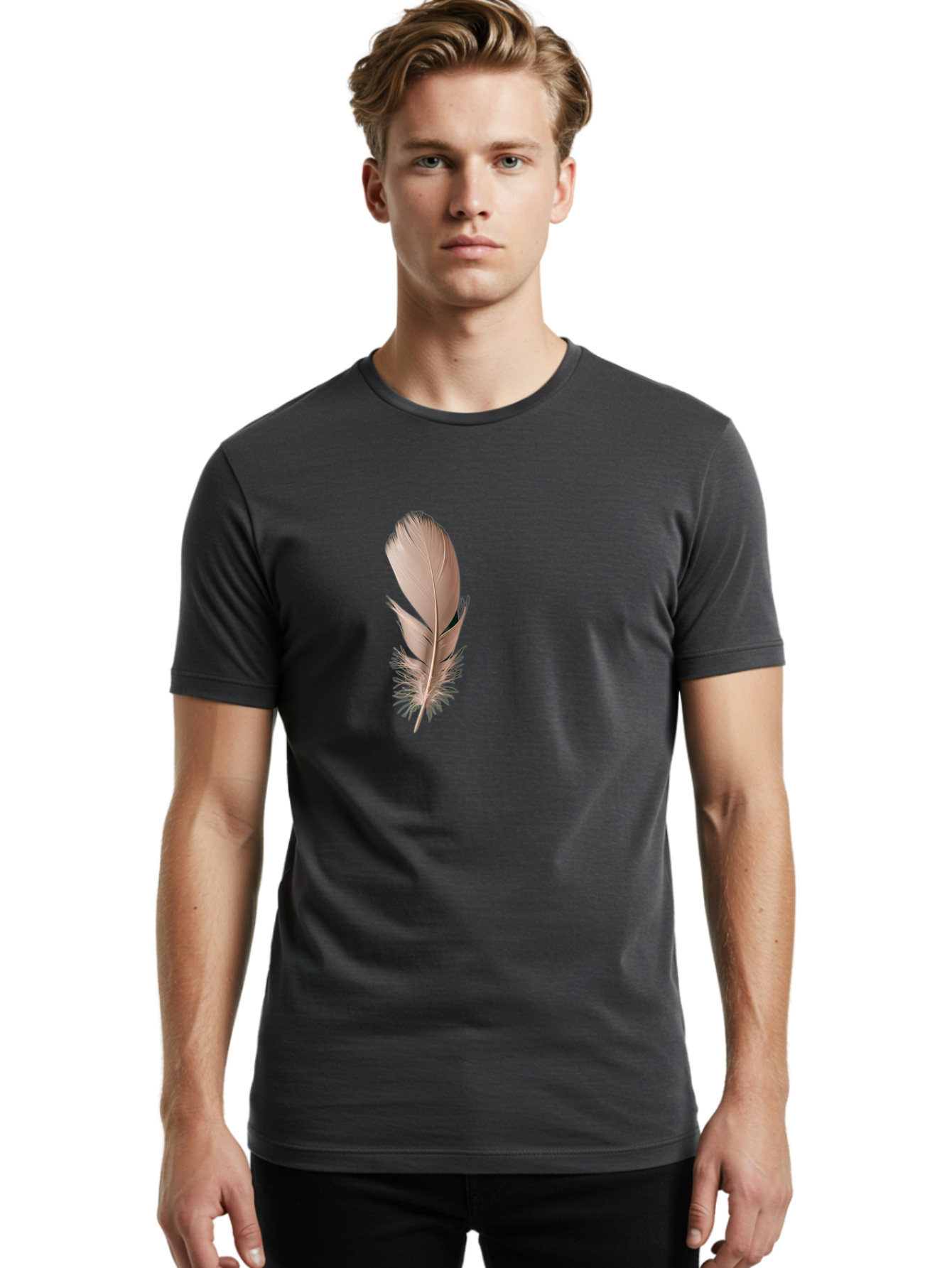 White-Feather Men'S Graphic Tee, 100% Cotton, Comfortable Casual Summer Wear, Machine Washable, Vintage Camera, Old Camera, Antique Camera, Black Camera, Classic Photography, Photography Equipment, Nostalgic Device, Film Camera, Camera Art Baj310 24