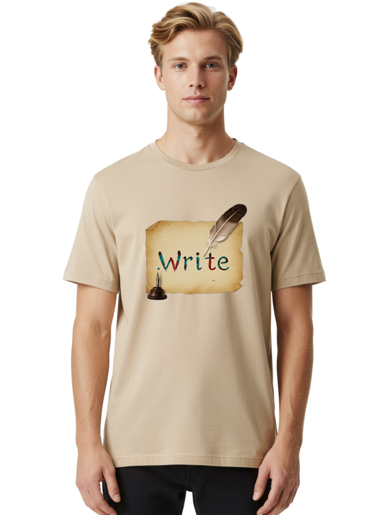 Write Men'S Graphic Tee, 100% Cotton, Comfortable Casual Summer Wear, Machine Washable, Vintage Camera, Old Camera, Antique Camera, Black Camera, Classic Photography, Photography Equipment, Nostalgic Device, Film Camera, Camera Art Baj316 28