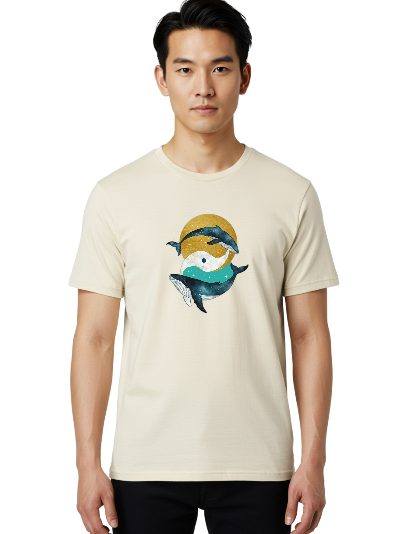 Yin-Yang-Dolphins Men'S Graphic Tee, 100% Cotton, Comfortable Casual Summer Wear, Machine Washable, Vintage Camera, Old Camera, Antique Camera, Black Camera, Classic Photography, Photography Equipment, Nostalgic Device, Film Camera, Camera Art Baj317 29