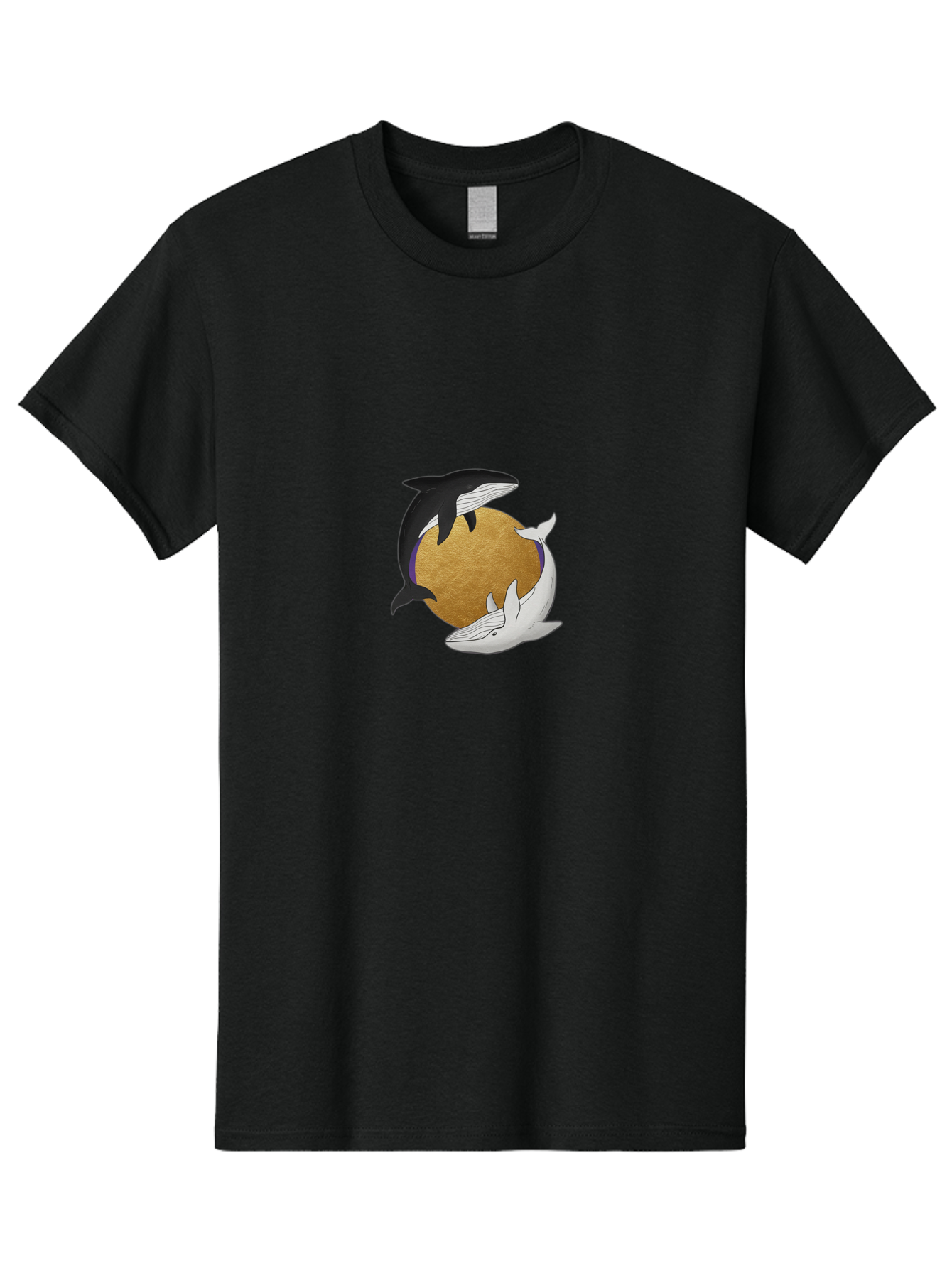 Yin-Yang-Whales Men'S Graphic Tee, 100% Cotton, Comfortable Casual Summer Wear, Machine Washable, Vintage Camera, Old Camera, Antique Camera, Black Camera, Classic Photography, Photography Equipment, Nostalgic Device, Film Camera, Camera Art Baj318 6