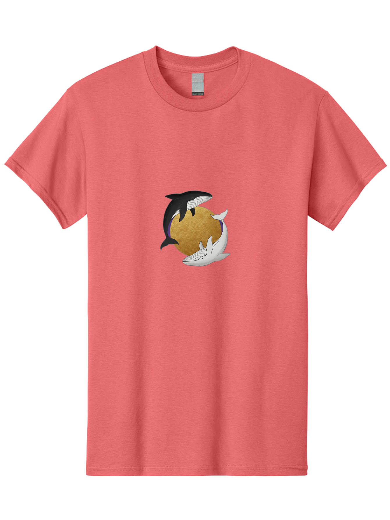 Yin-Yang-Whales Men'S Graphic Tee, 100% Cotton, Comfortable Casual Summer Wear, Machine Washable, Vintage Camera, Old Camera, Antique Camera, Black Camera, Classic Photography, Photography Equipment, Nostalgic Device, Film Camera, Camera Art Baj318 4