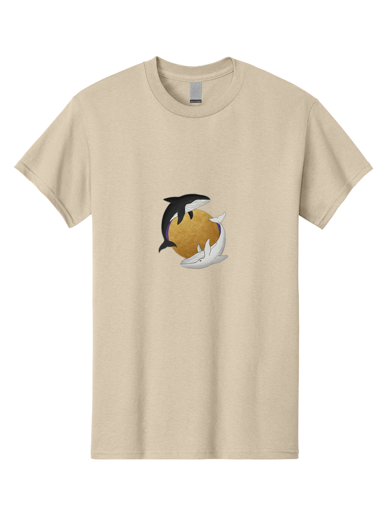 Yin-Yang-Whales Men'S Graphic Tee, 100% Cotton, Comfortable Casual Summer Wear, Machine Washable, Vintage Camera, Old Camera, Antique Camera, Black Camera, Classic Photography, Photography Equipment, Nostalgic Device, Film Camera, Camera Art Baj318 1