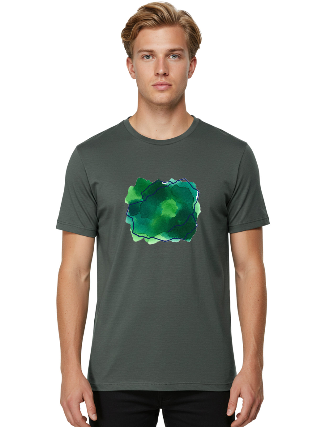 Abstract-Watercolor-Shape Men'S Graphic Tee, 100% Cotton, Comfortable Casual Summer Wear, Machine Washable, Vintage Camera, Old Camera, Antique Camera, Black Camera, Classic Photography, Photography Equipment, Nostalgic Device, Film Camera, Baj320 30
