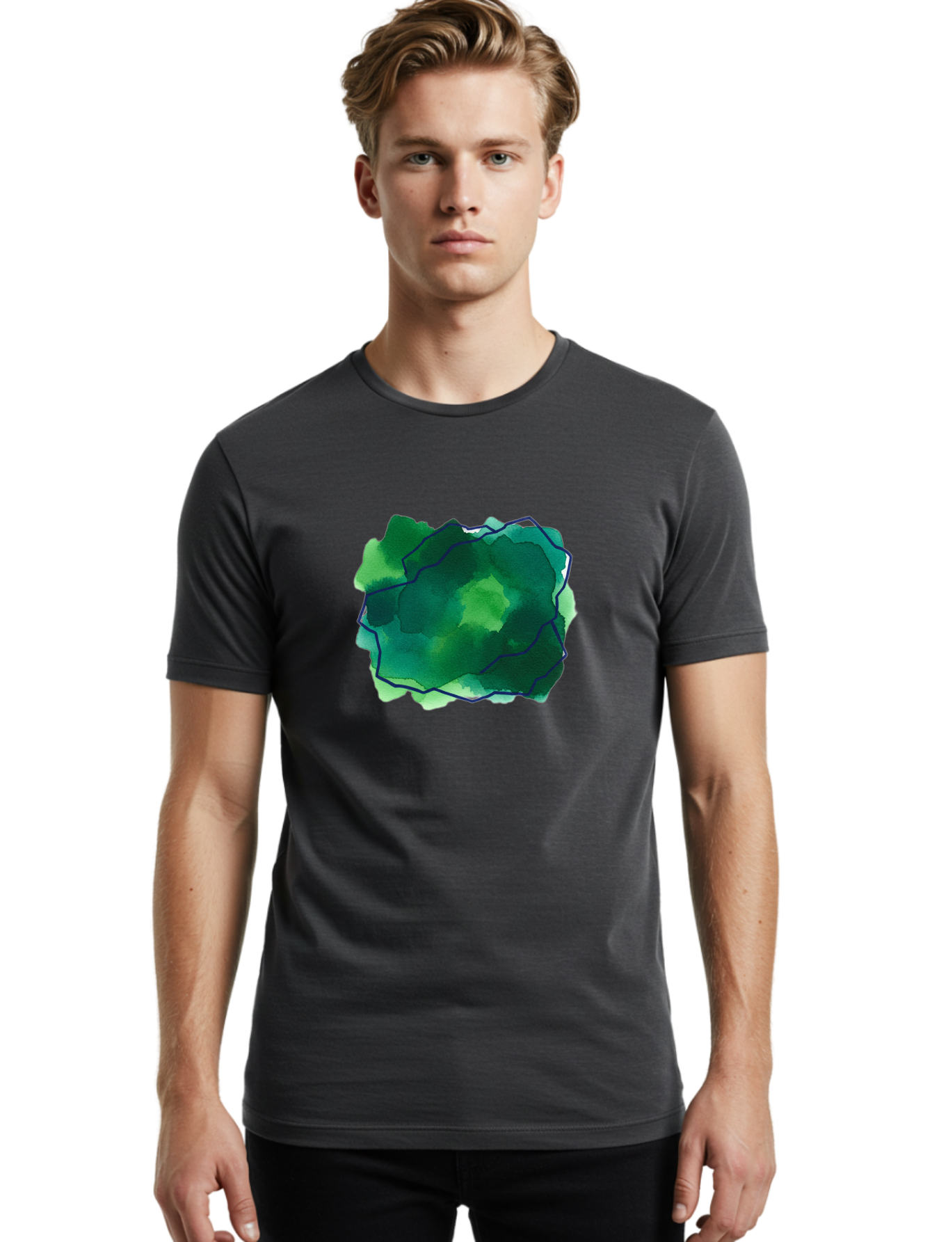 Abstract-Watercolor-Shape Men'S Graphic Tee, 100% Cotton, Comfortable Casual Summer Wear, Machine Washable, Vintage Camera, Old Camera, Antique Camera, Black Camera, Classic Photography, Photography Equipment, Nostalgic Device, Film Camera, Baj320 21