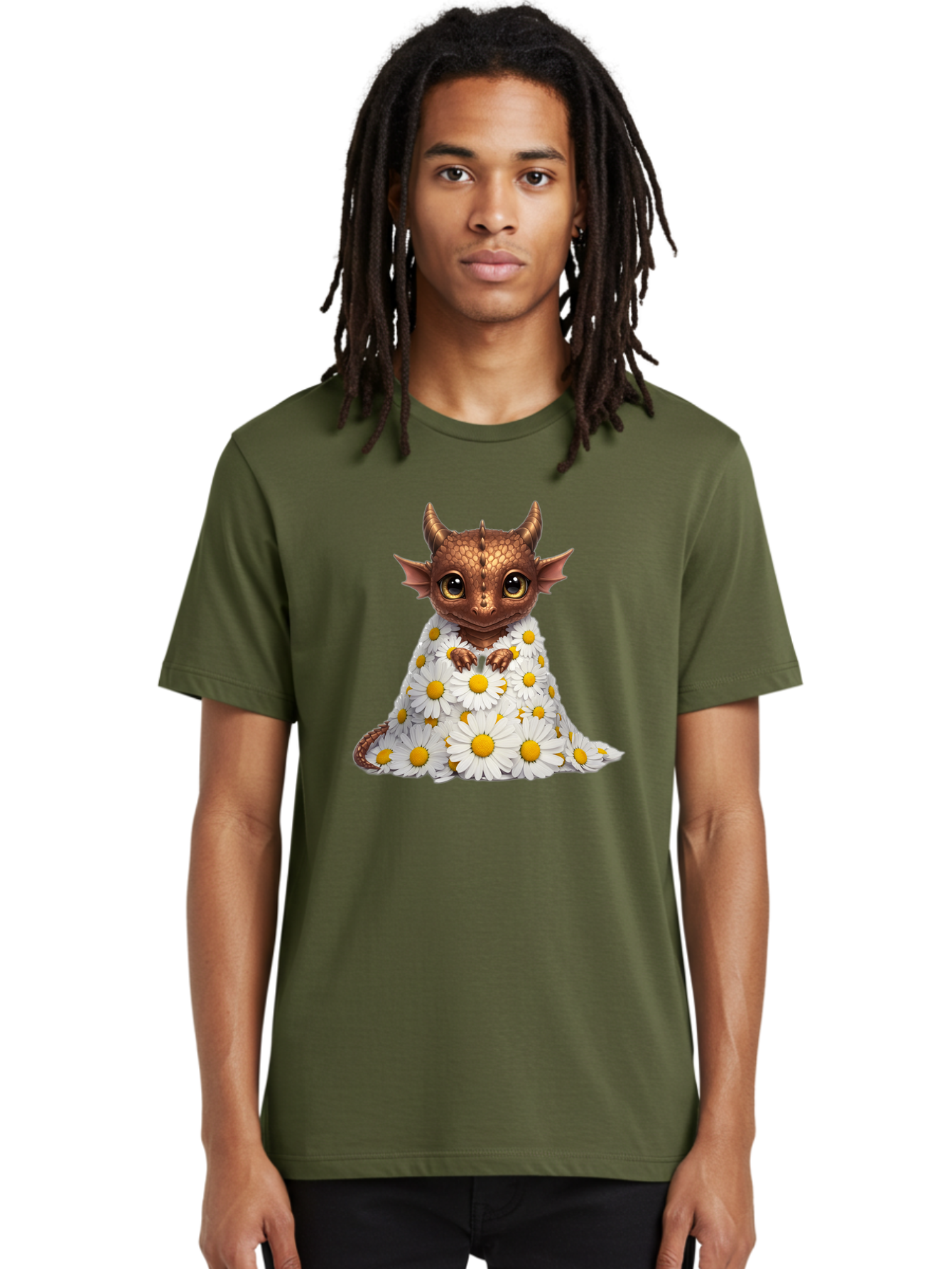 Baby-Dragon-In-Daisies Men'S Graphic Tee, 100% Cotton, Comfortable Casual Summer Wear, Machine Washable, Vintage Camera, Old Camera, Antique Camera, Black Camera, Classic Photography, Photography Equipment, Nostalgic Device, Film Camera, Baj324 16